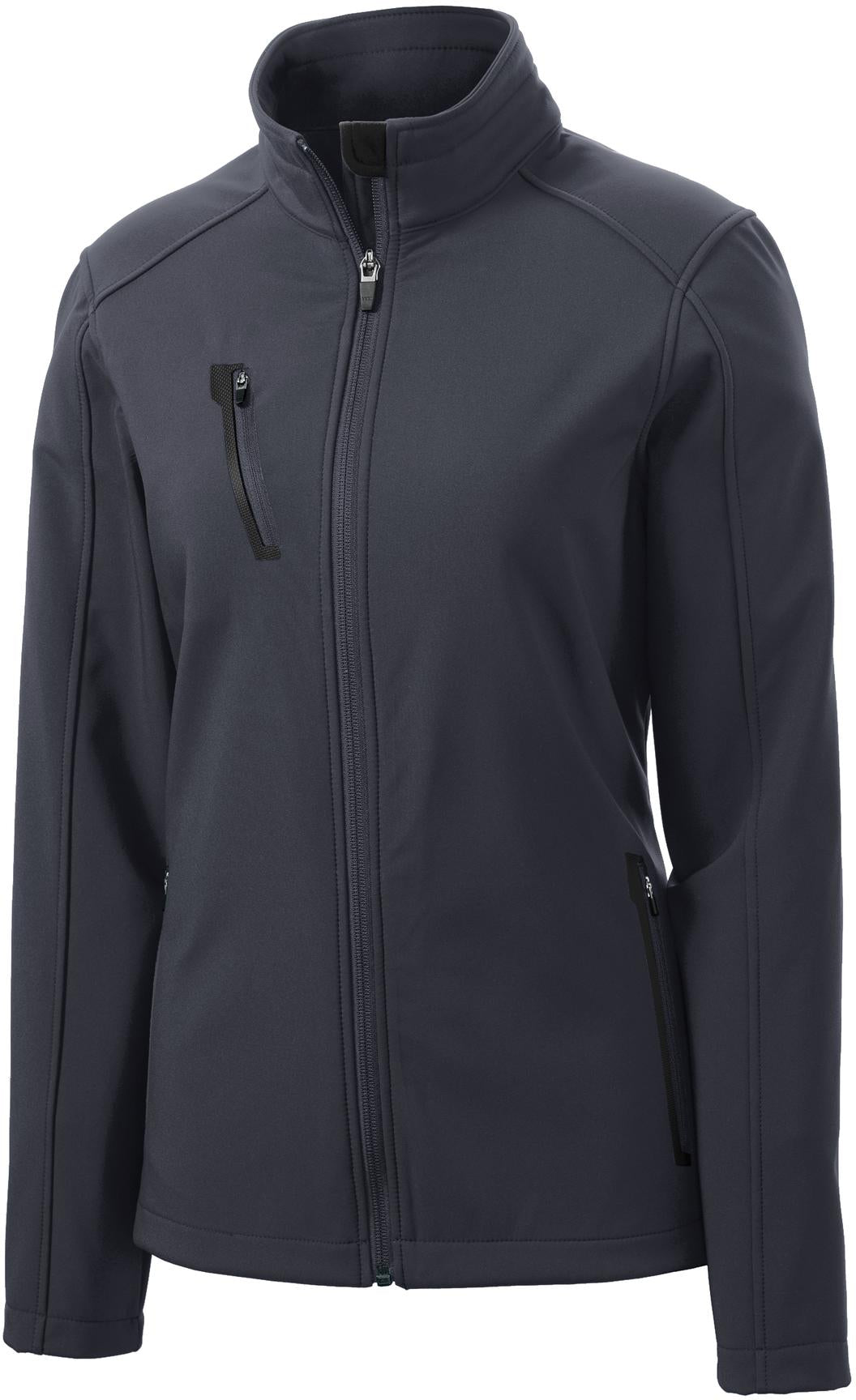 Port Authority Ladies Welded Soft Shell Jacket-Regular-Port Authority-Battleship Grey-XS-Thread Logic