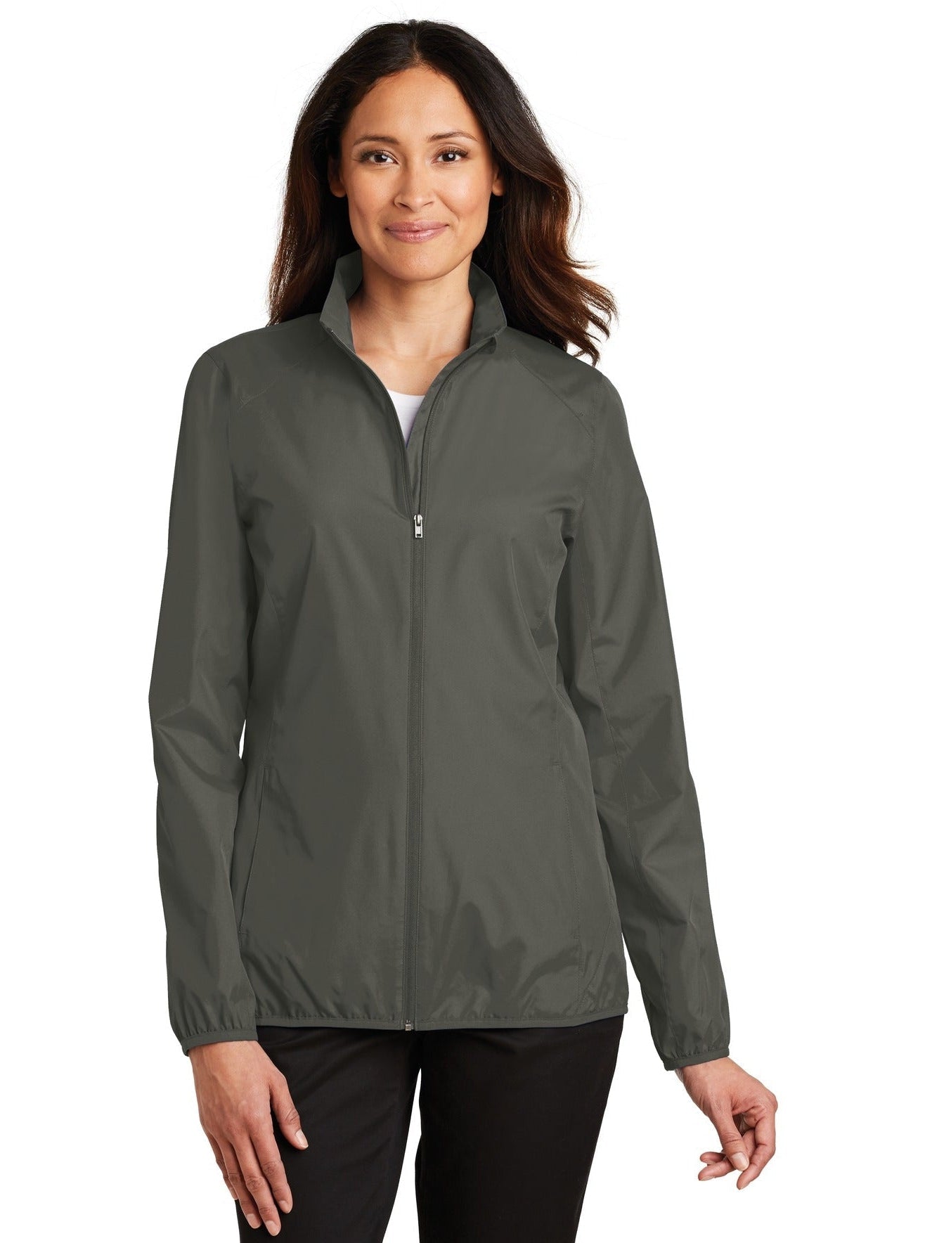 no-logo Port Authority Ladies Zephyr Full-Zip Jacket-Regular-Port Authority-Thread Logic