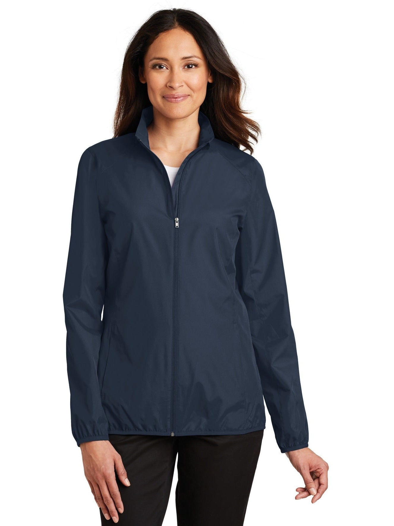 no-logo Port Authority Ladies Zephyr Full-Zip Jacket-Regular-Port Authority-Thread Logic