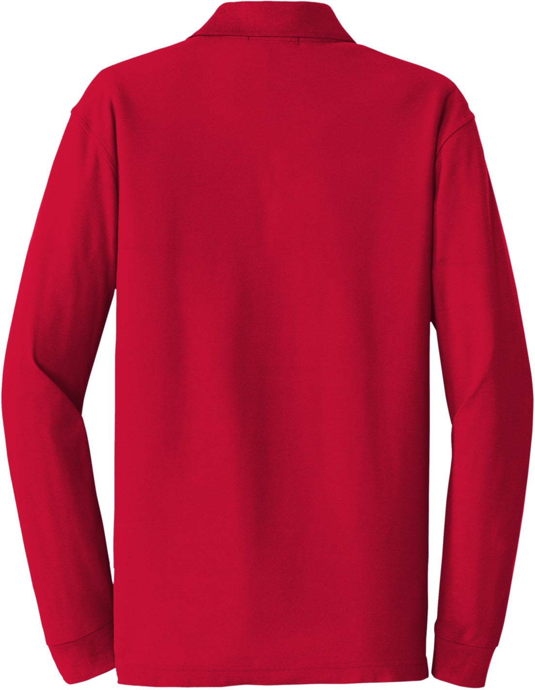 no-logo Port Authority Long Sleeve Core Classic Pique Polo-Regular-Port Authority-Thread Logic
