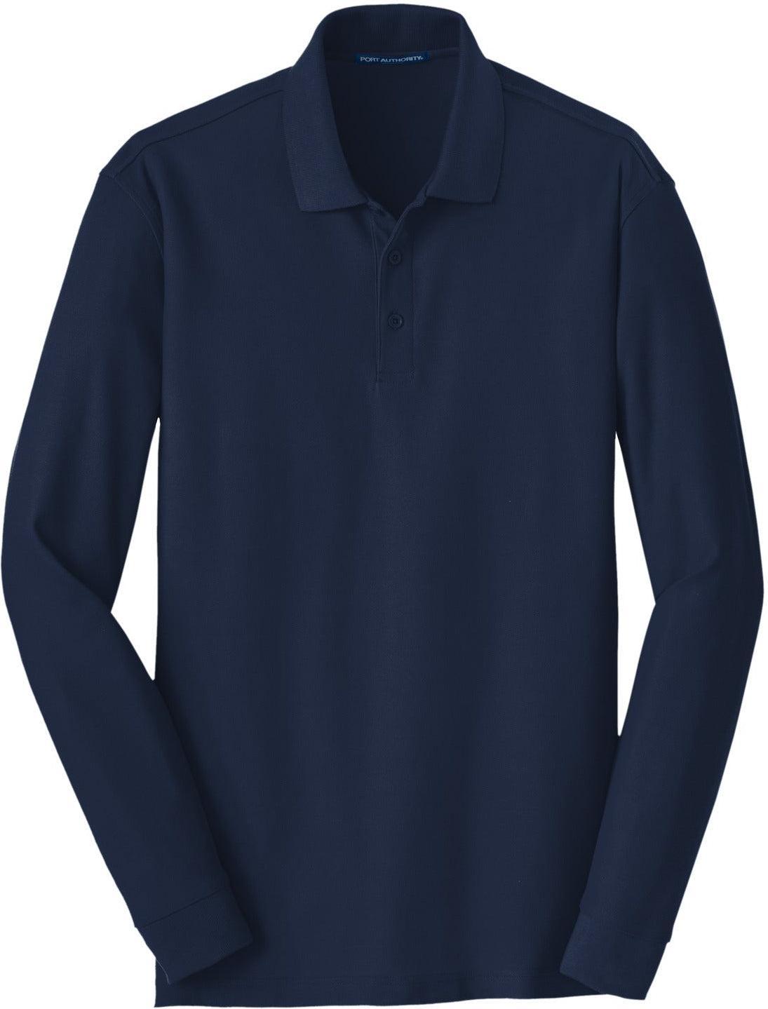 Port Authority Long Sleeve Core Classic Pique Polo
