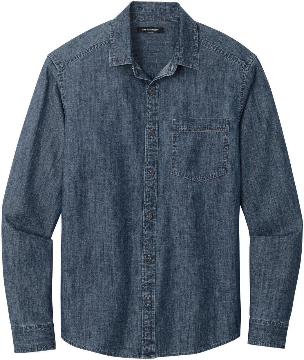 Port Authority Long Sleeve Perfect Denim Shirt