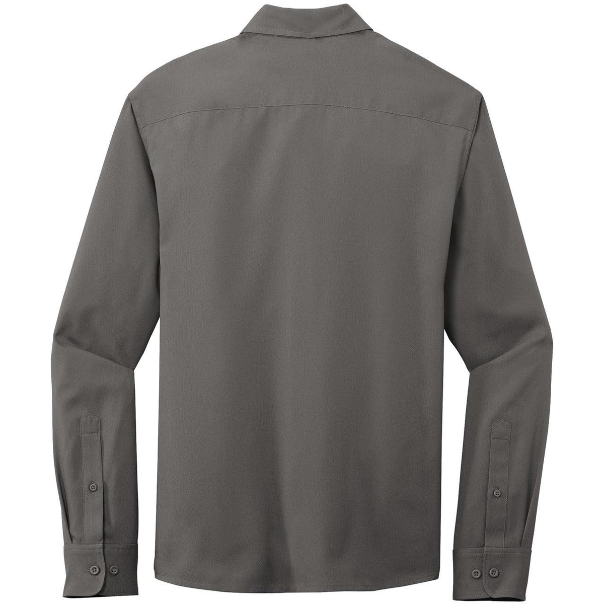 no-logo Port Authority Long Sleeve Performance Staff Shirt-Dress Shirts-Port Authority-Thread Logic