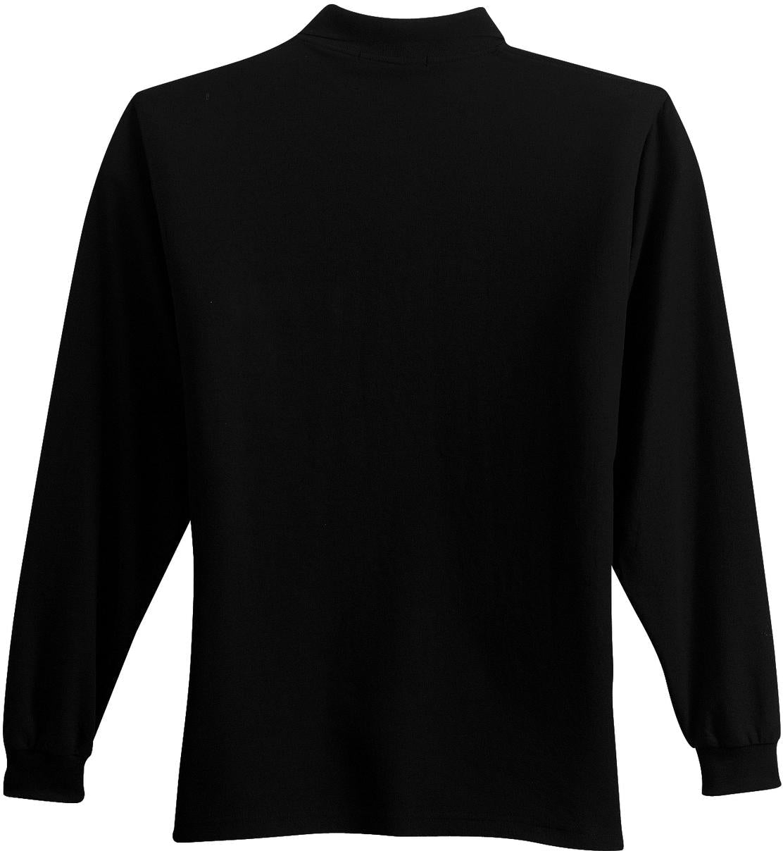 no-logo Port Authority Long Sleeve Silk Touch Polo with Pocket-Regular-Port Authority-Thread Logic