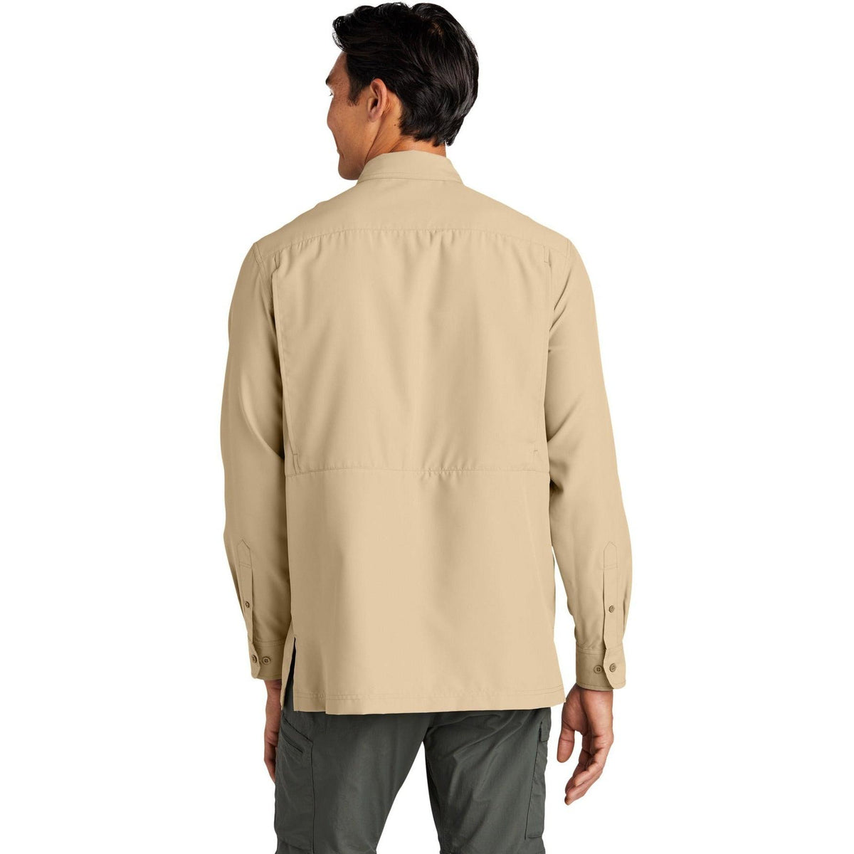no-logo Port Authority Long Sleeve UV Daybreak Shirt-Regular-Port Authority-Thread Logic