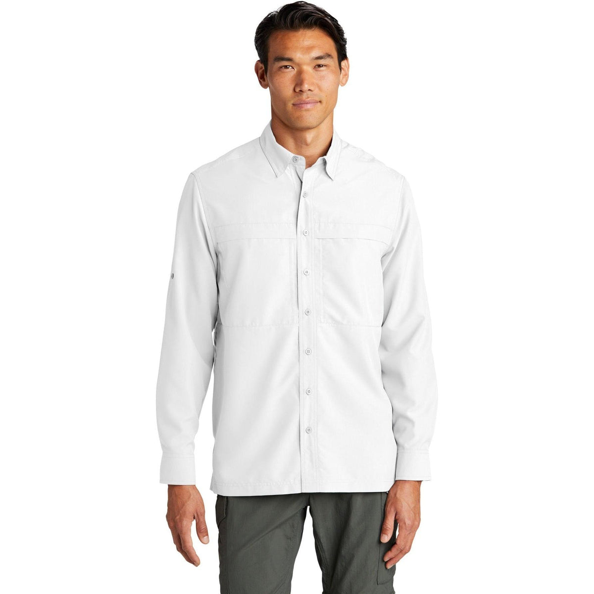 no-logo Port Authority Long Sleeve UV Daybreak Shirt-Regular-Port Authority-Thread Logic