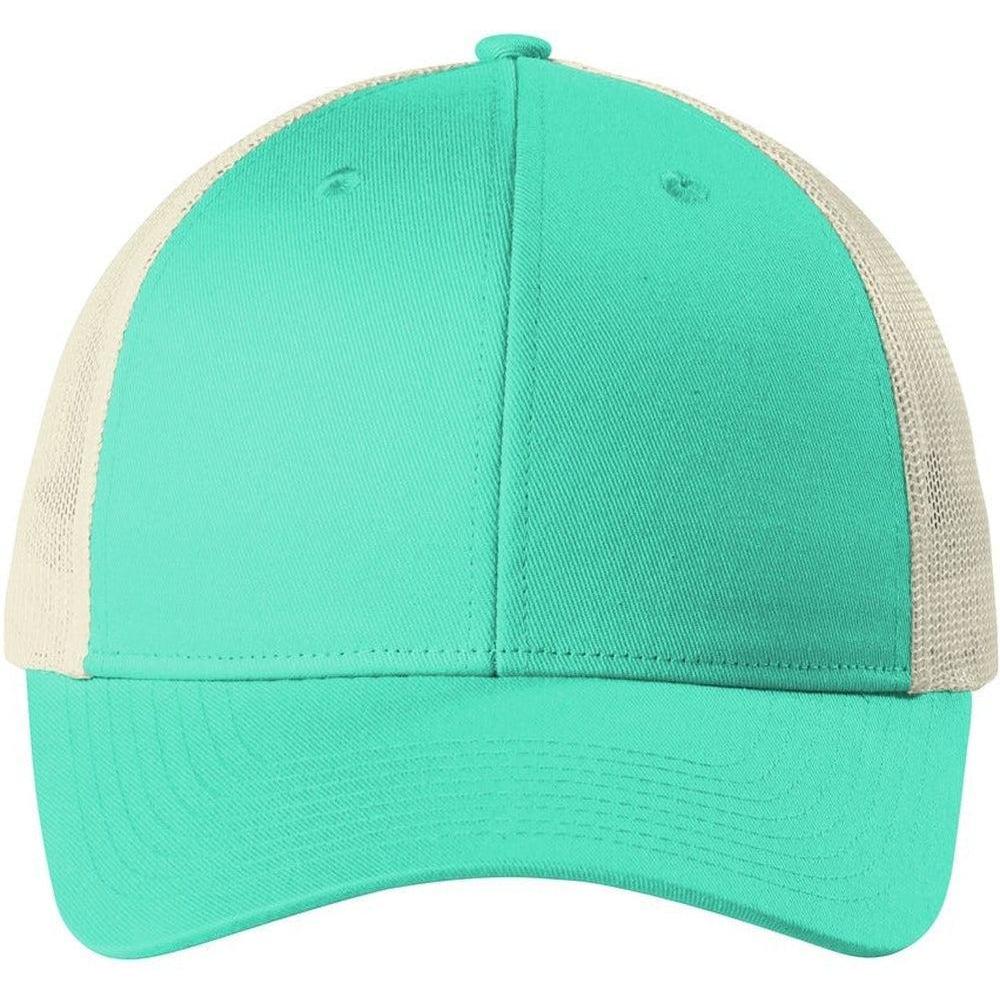 no-logo Port Authority Low-Profile Snapback Trucker Cap-Regular-Port Authority-Thread Logic