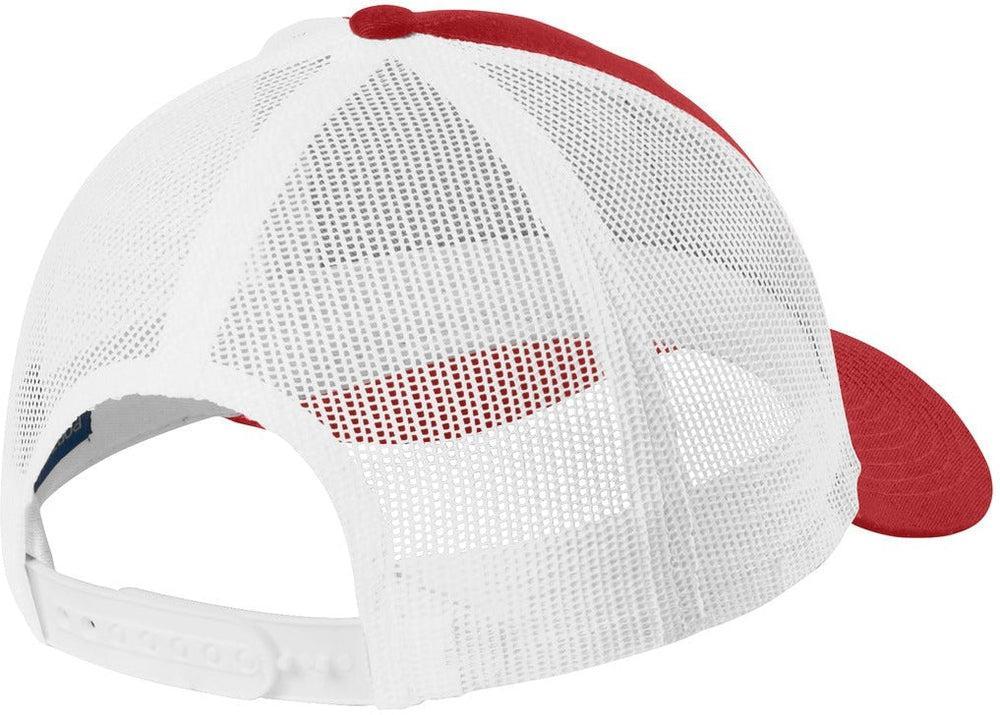 no-logo Port Authority Low-Profile Snapback Trucker Cap-Regular-Port Authority-Thread Logic no-logo