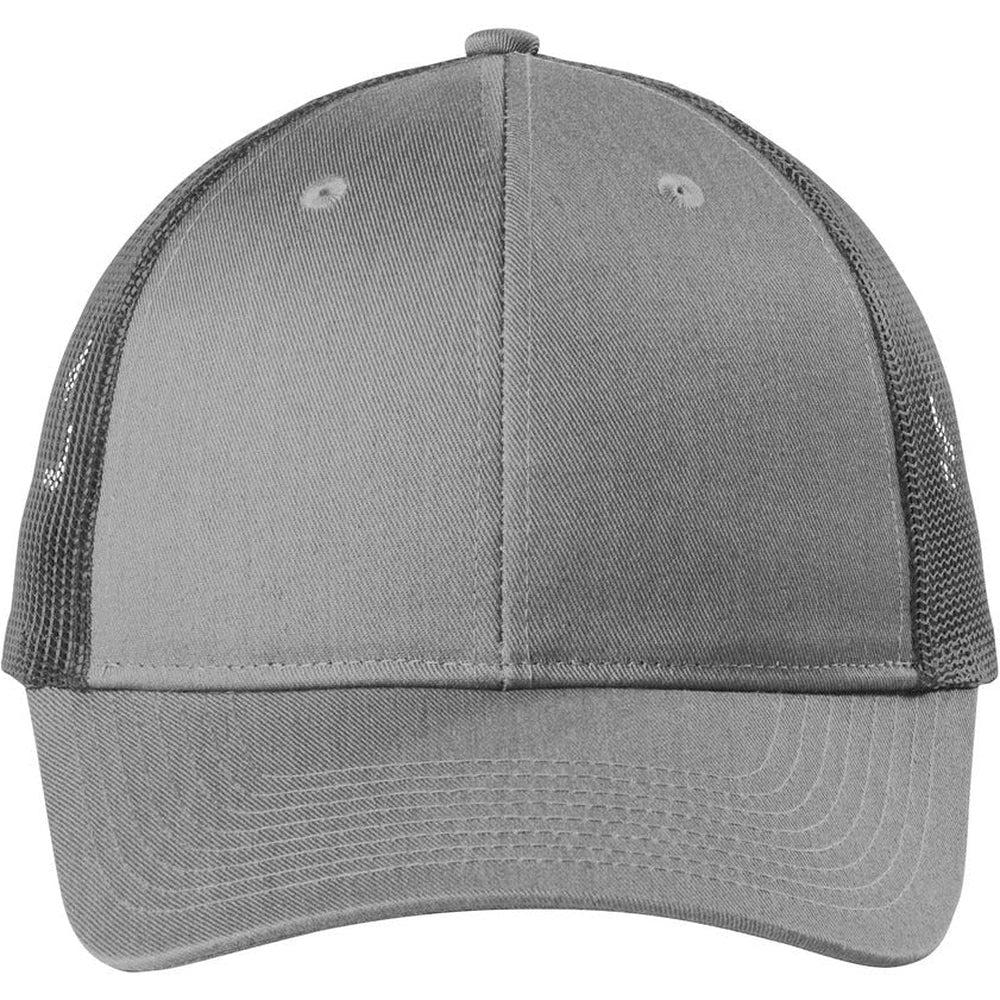 no-logo Port Authority Low-Profile Snapback Trucker Cap-Regular-Port Authority-Thread Logic