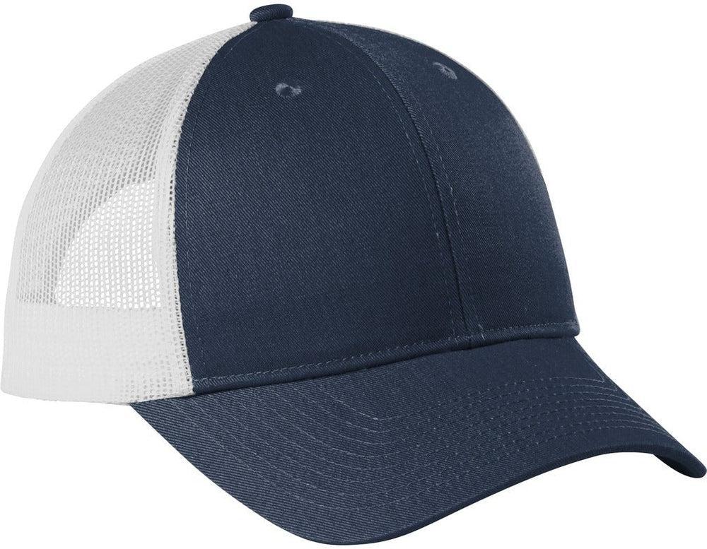 Port Authority Low-Profile Snapback Trucker Cap no-logo