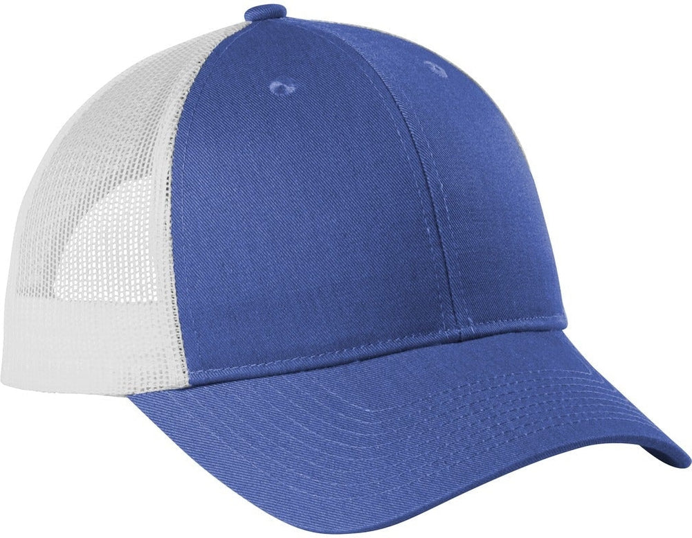 Port Authority Low-Profile Snapback Trucker Cap no-logo