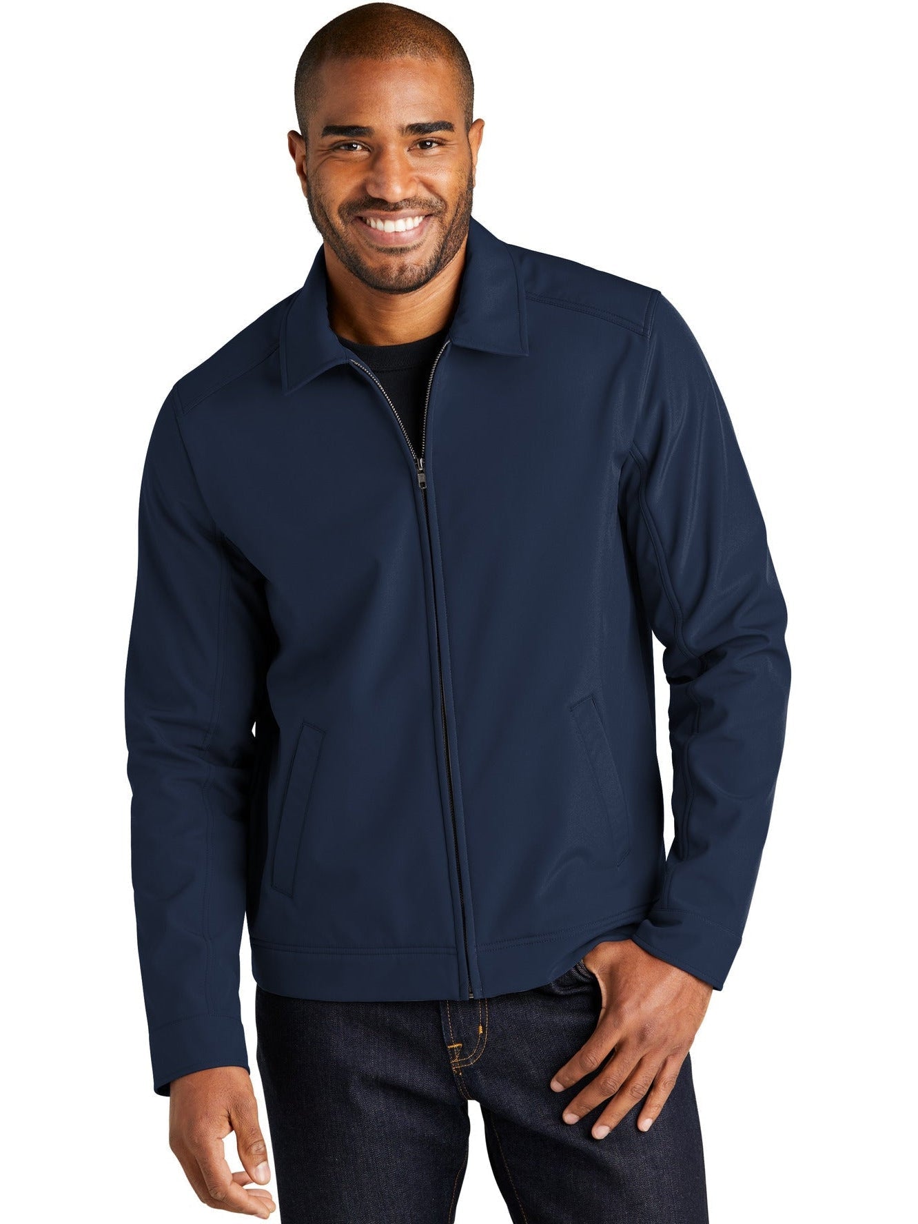 no-logo Port Authority Mechanic Soft Shell Jacket-Regular-Port Authority-Thread Logic