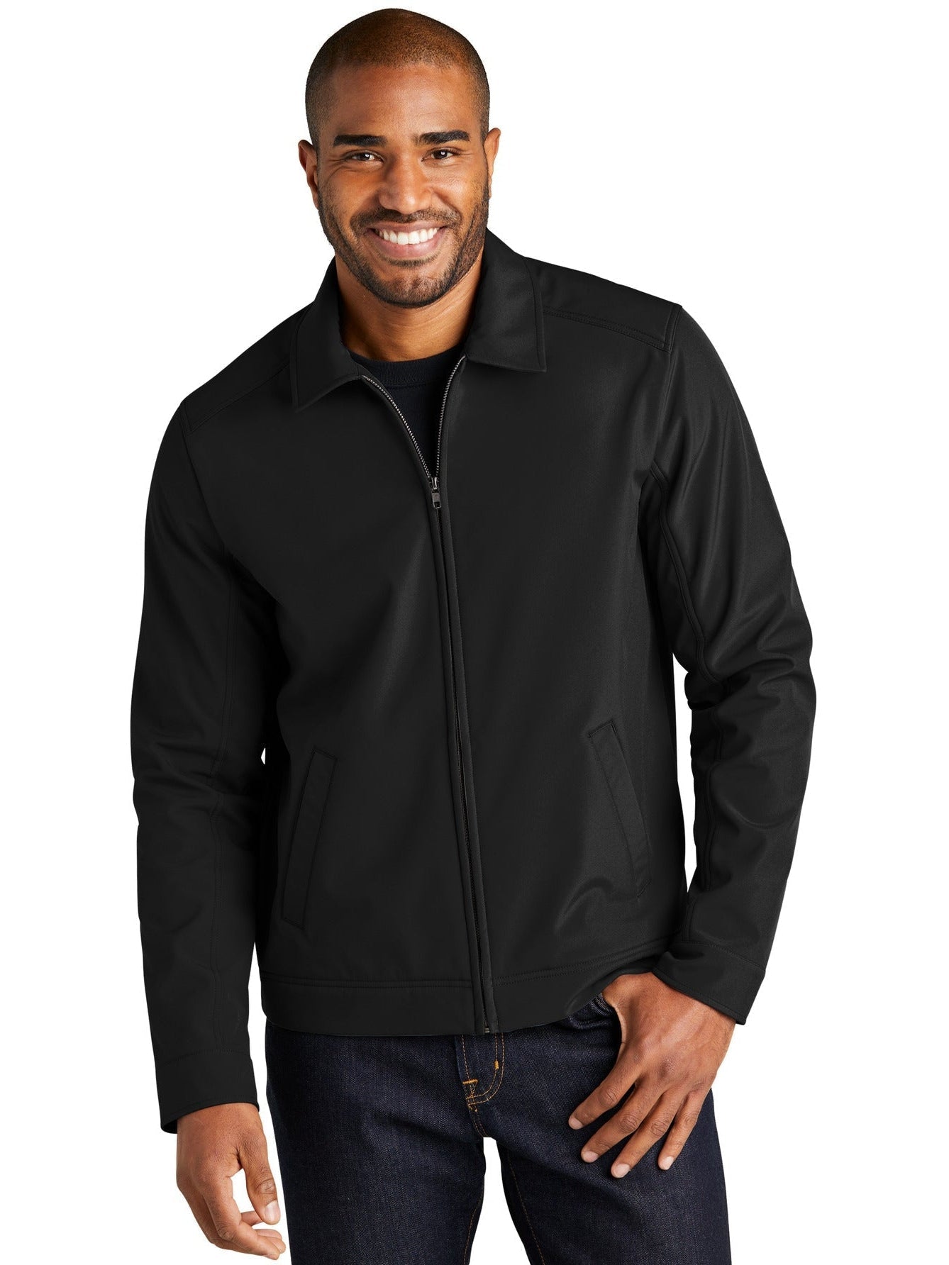 no-logo Port Authority Mechanic Soft Shell Jacket-Regular-Port Authority-Thread Logic
