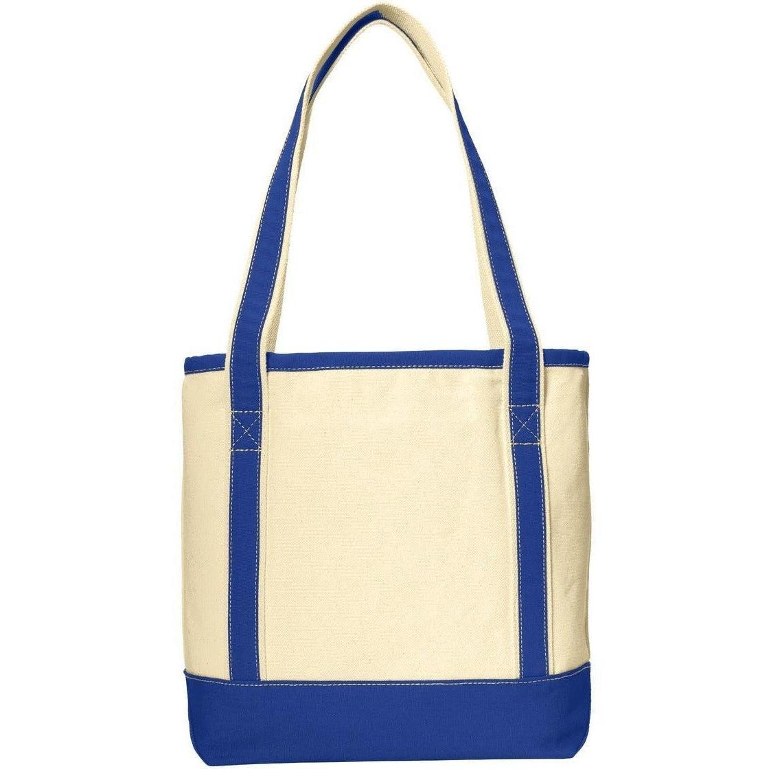 no-logo Port Authority Medium Cotton Canvas Boat Tote-Regular-Port Authority-Thread Logic