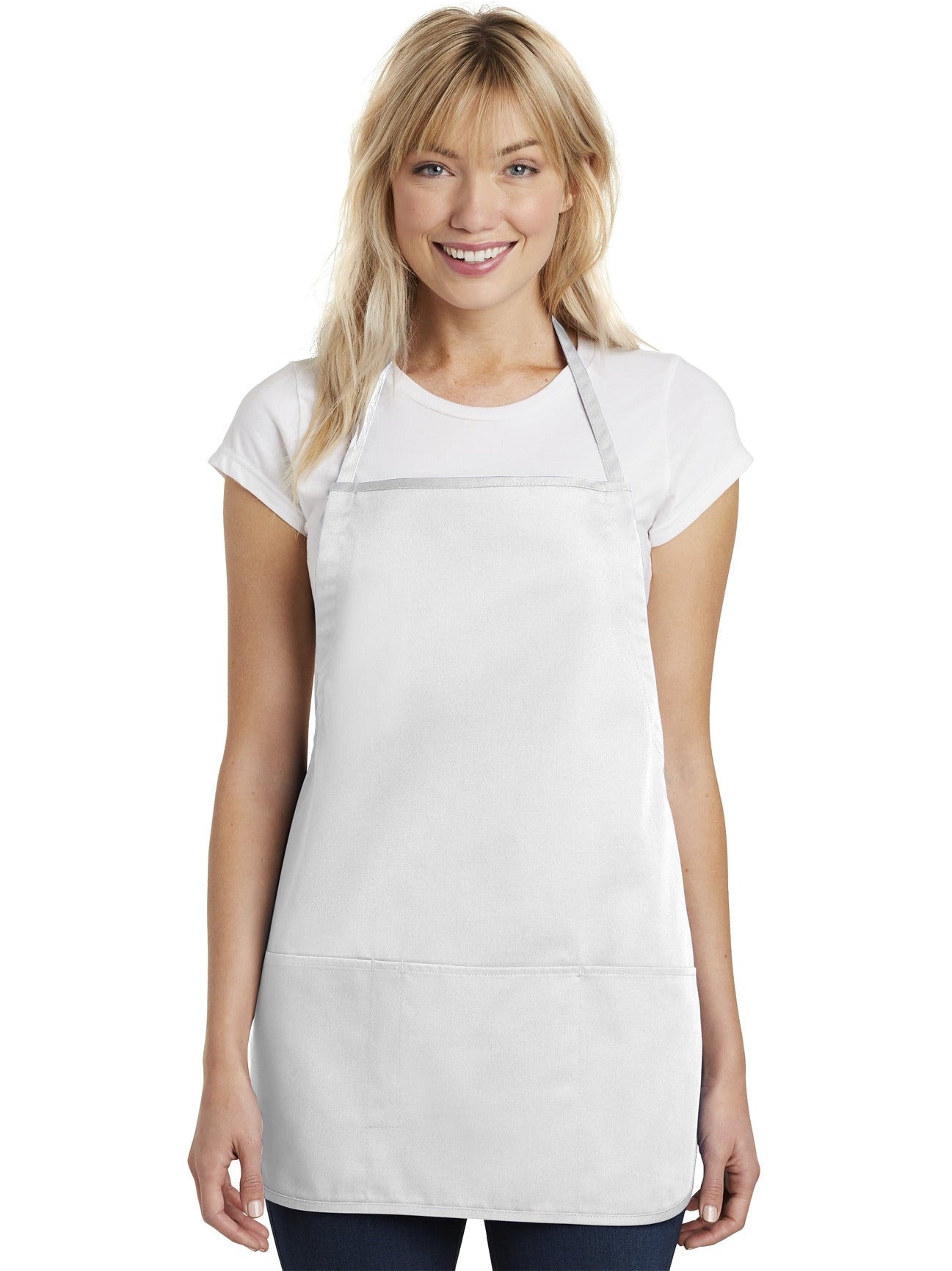no-logo Port Authority Medium Length Apron-Regular-Port Authority-Thread Logic
