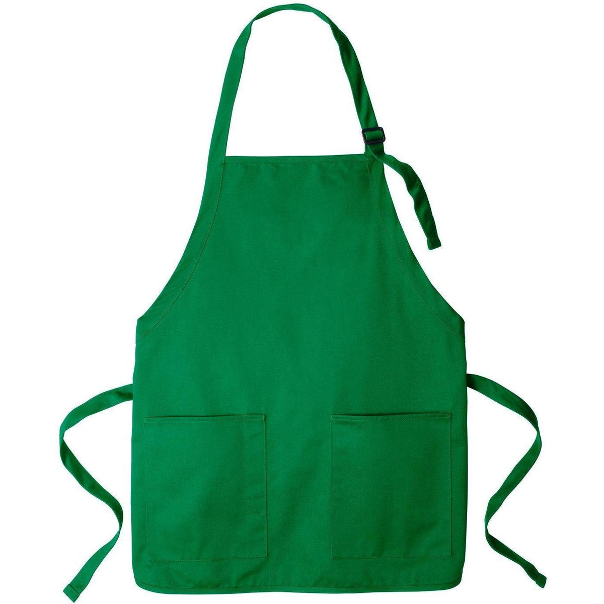 no-logo Port Authority Medium-Length Two-Pocket Bib Apron