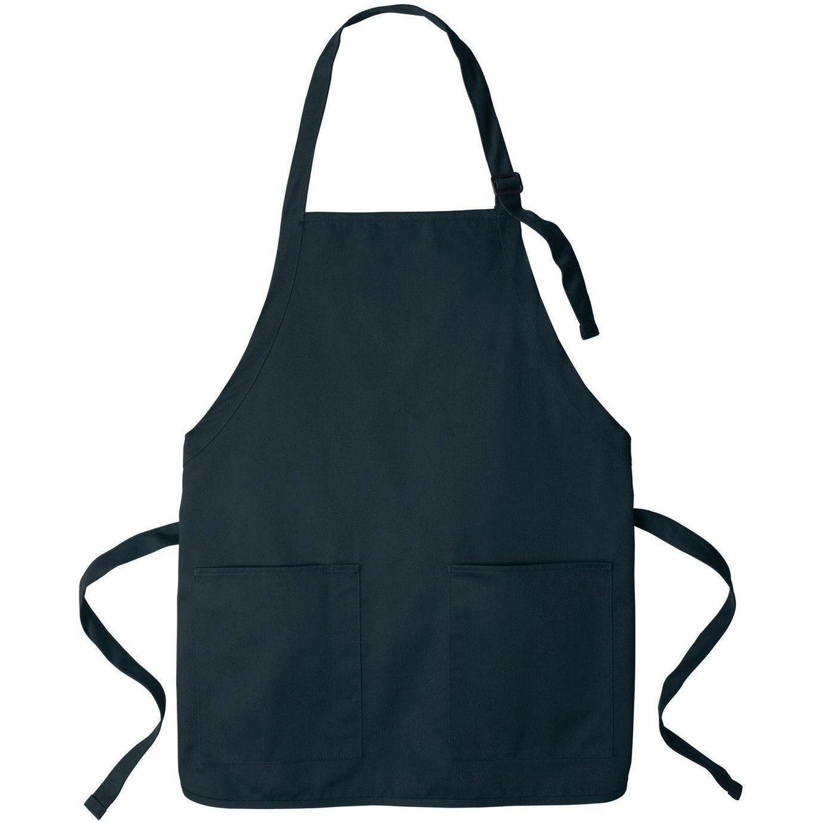 no-logo Port Authority Medium-Length Two-Pocket Bib Apron