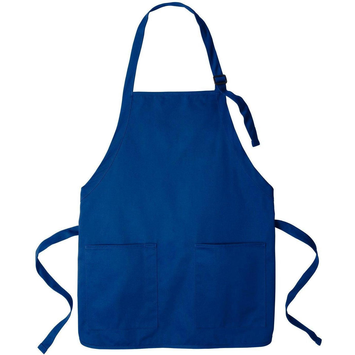 no-logo Port Authority Medium-Length Two-Pocket Bib Apron