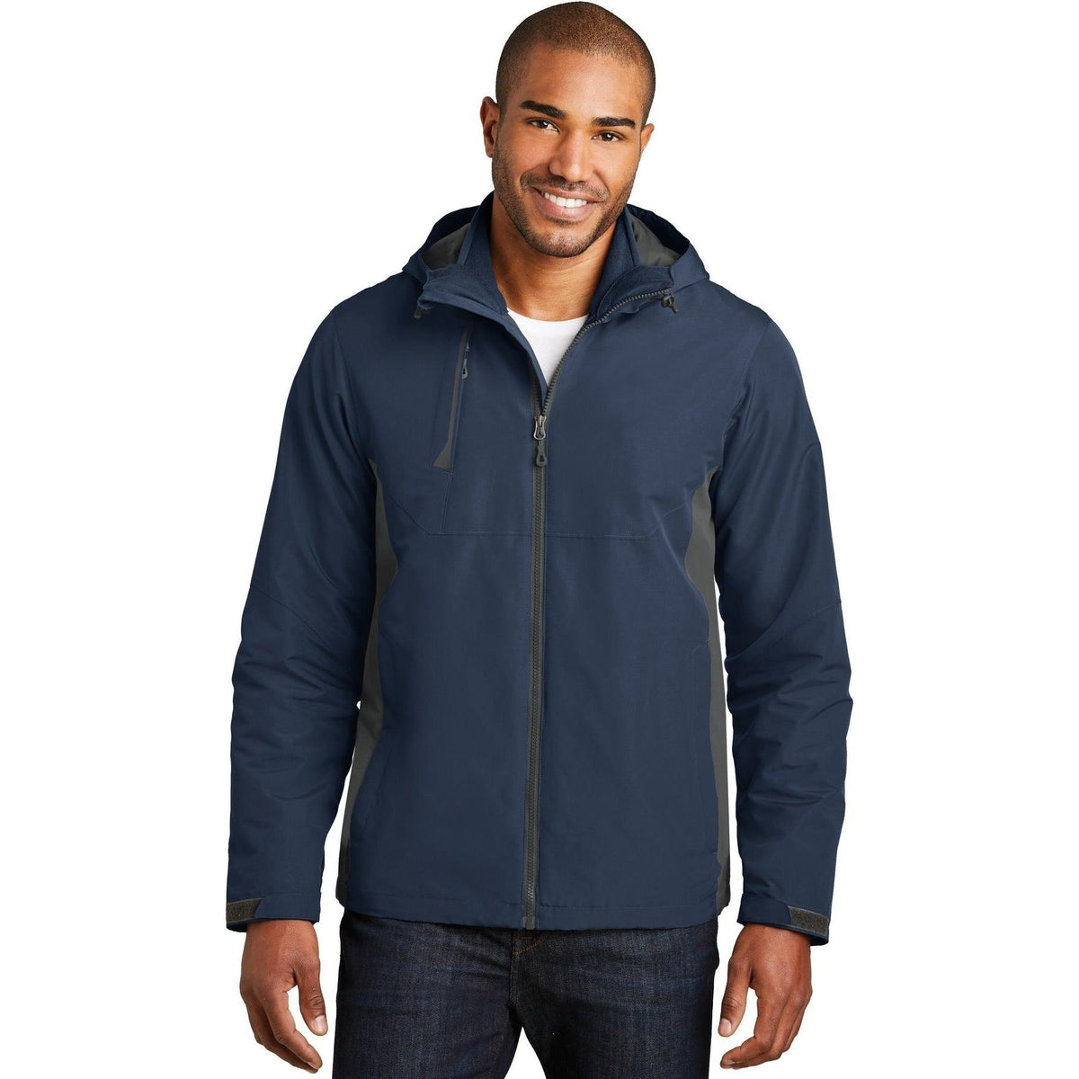 no-logo Port Authority Merge 3-In-1 Jacket-Regular-Port Authority-Thread Logic