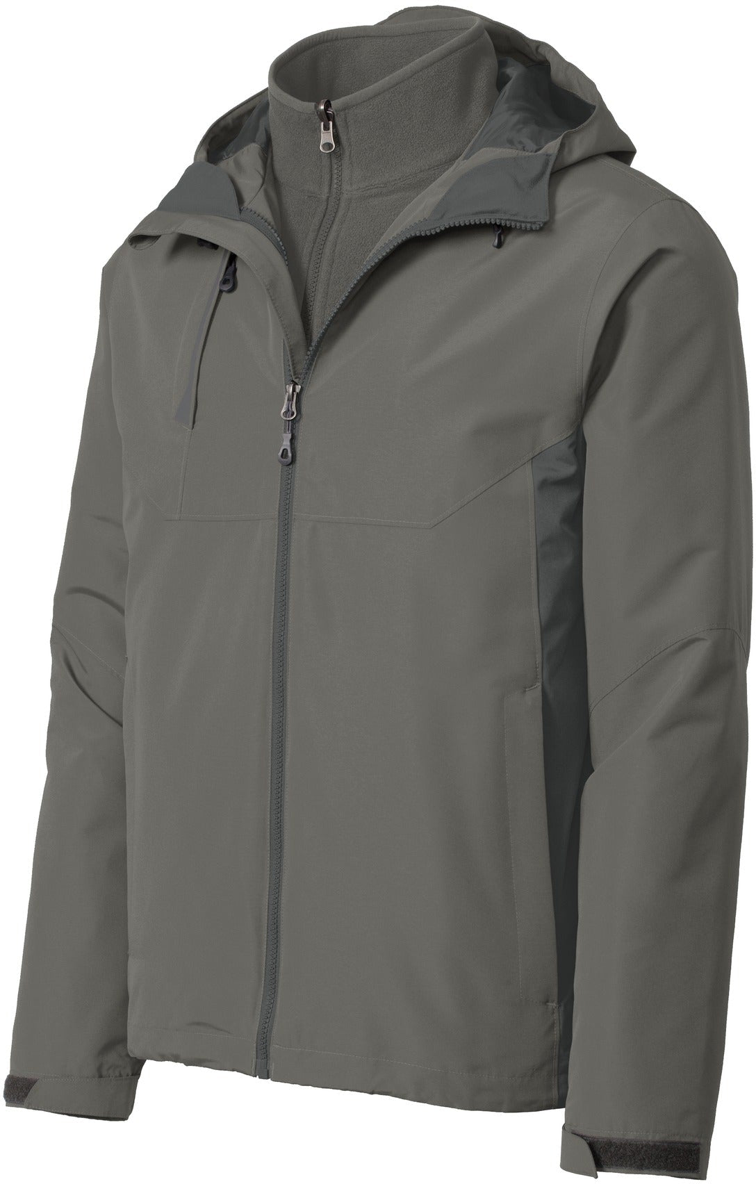Port Authority Merge 3-In-1 Jacket-Regular-Port Authority-Rogue Grey/Grey Steel-S-Thread Logic