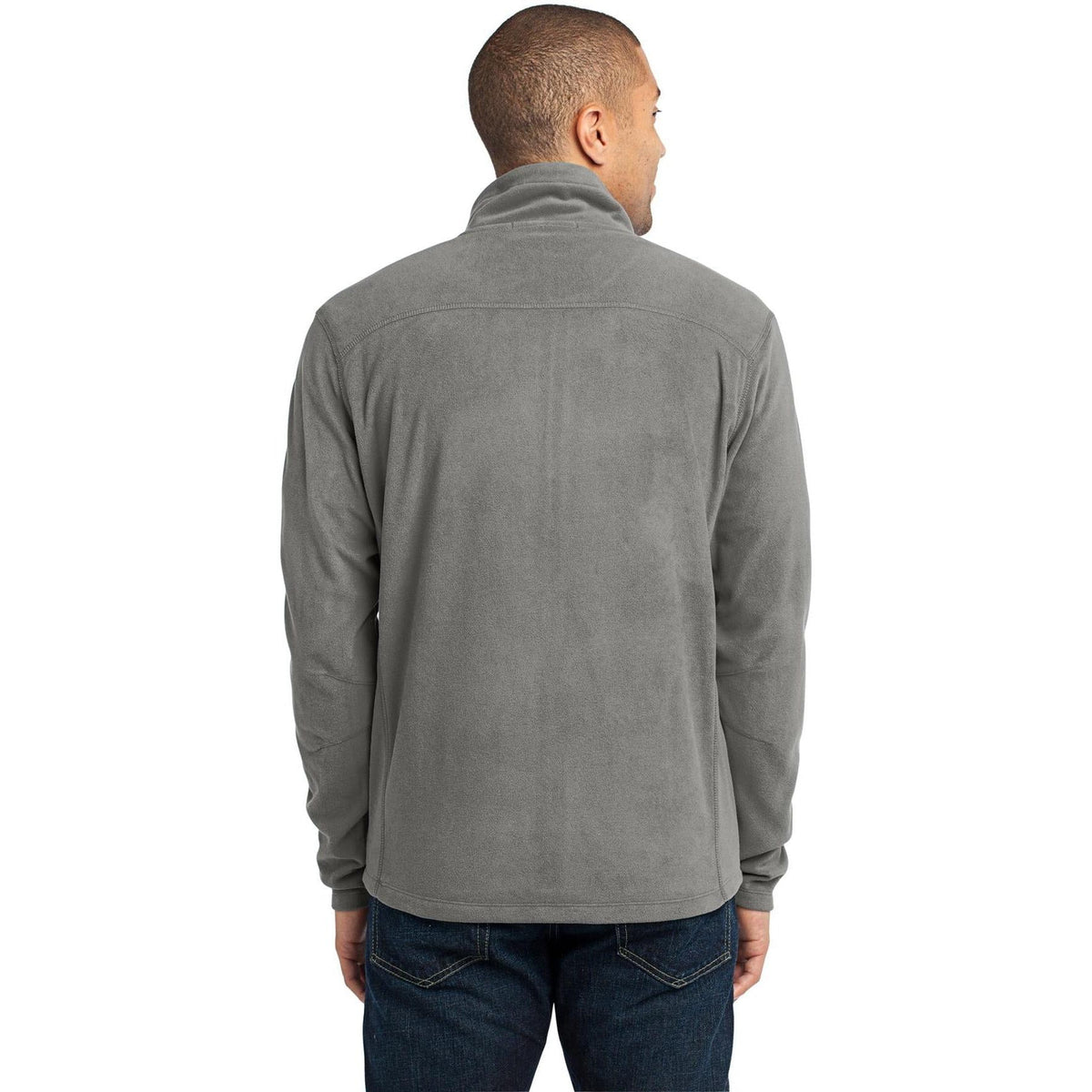 no-logo Port Authority Microfleece Jacket-Regular-Port Authority-Thread Logic