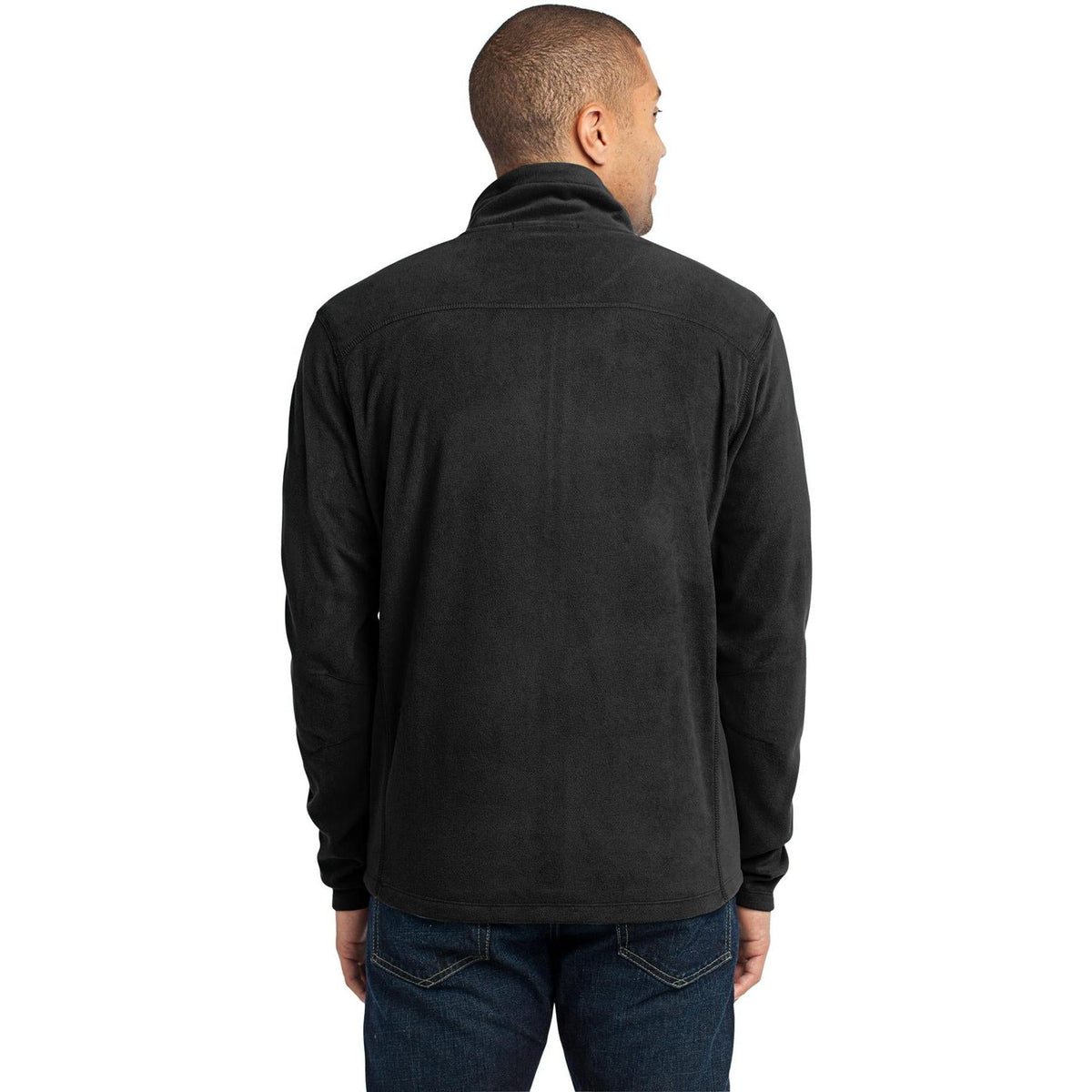 no-logo Port Authority Microfleece Jacket-Regular-Port Authority-Thread Logic
