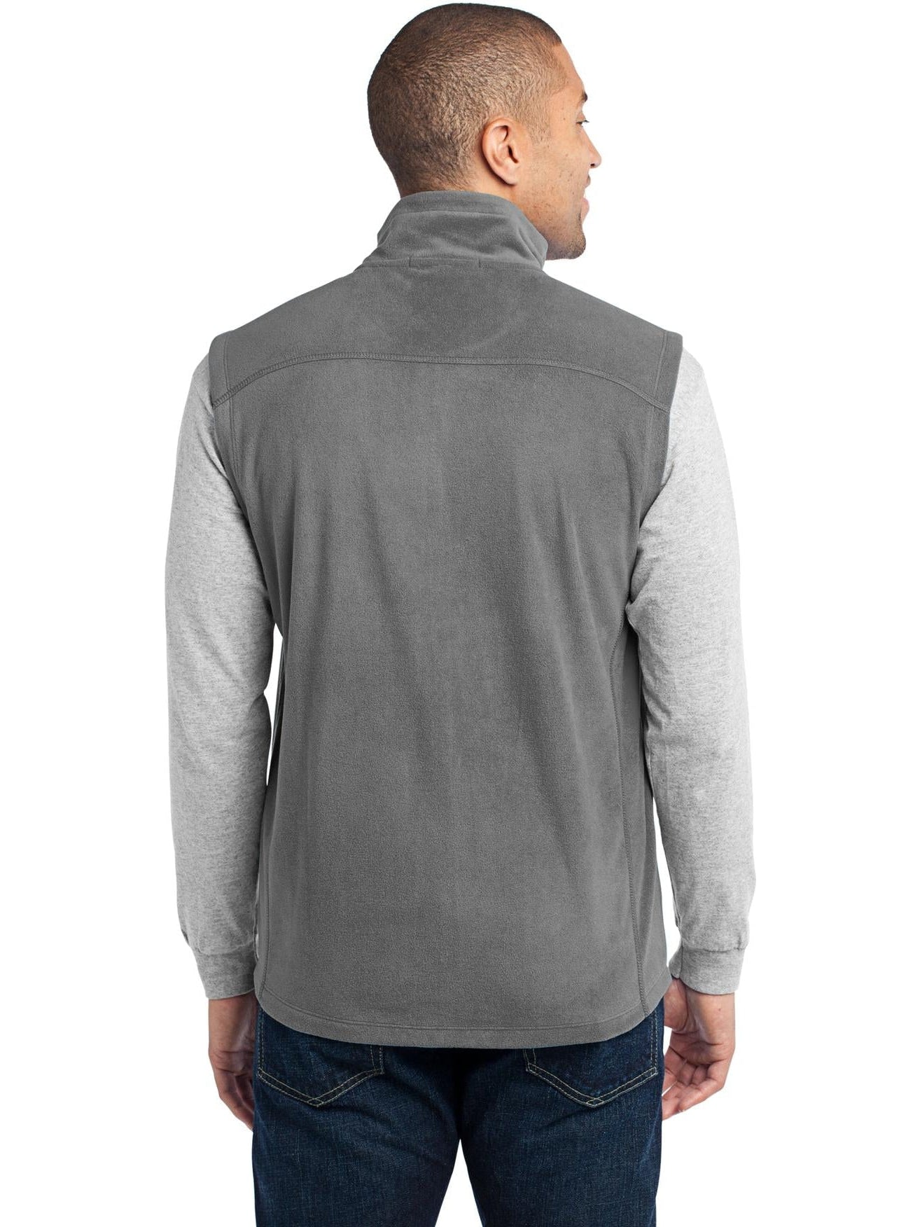 no-logo Port Authority Microfleece Vest-Regular-Port Authority-Thread Logic