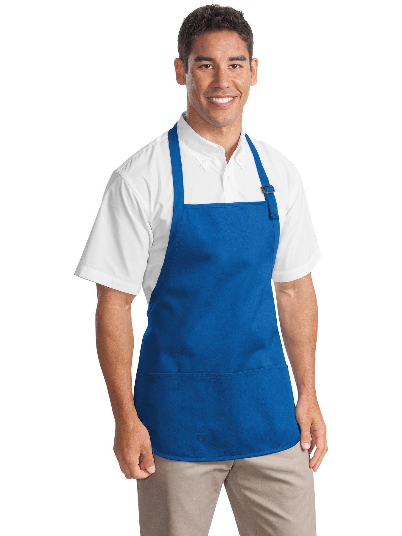 no-logo Port Authority Mid-Length Apron with Teflon Coating-Regular-Port Authority-Thread Logic