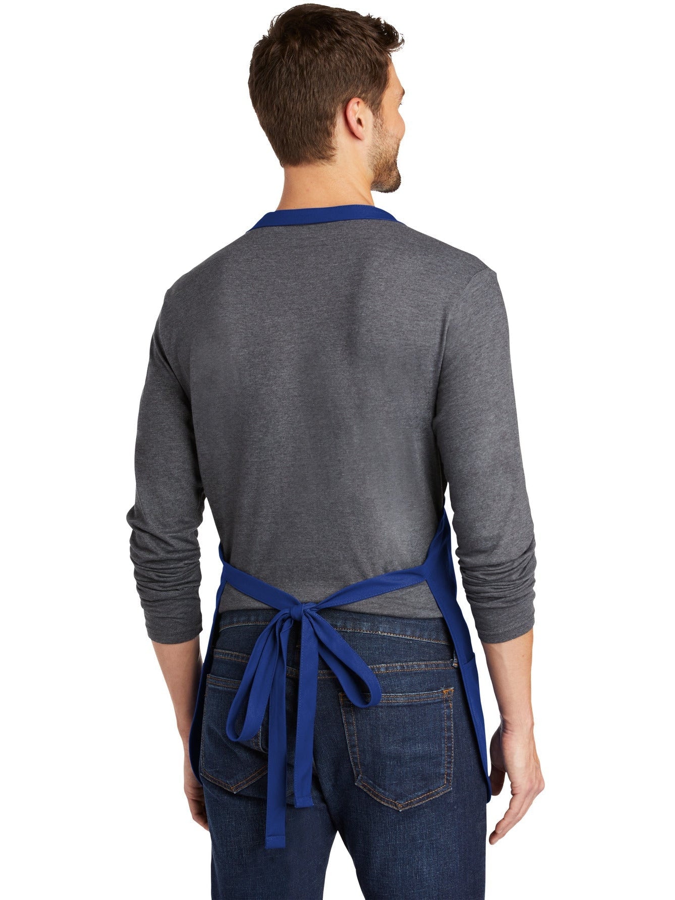 no-logo Port Authority Mid-Length Apron with Teflon Coating-Regular-Port Authority-Thread Logic