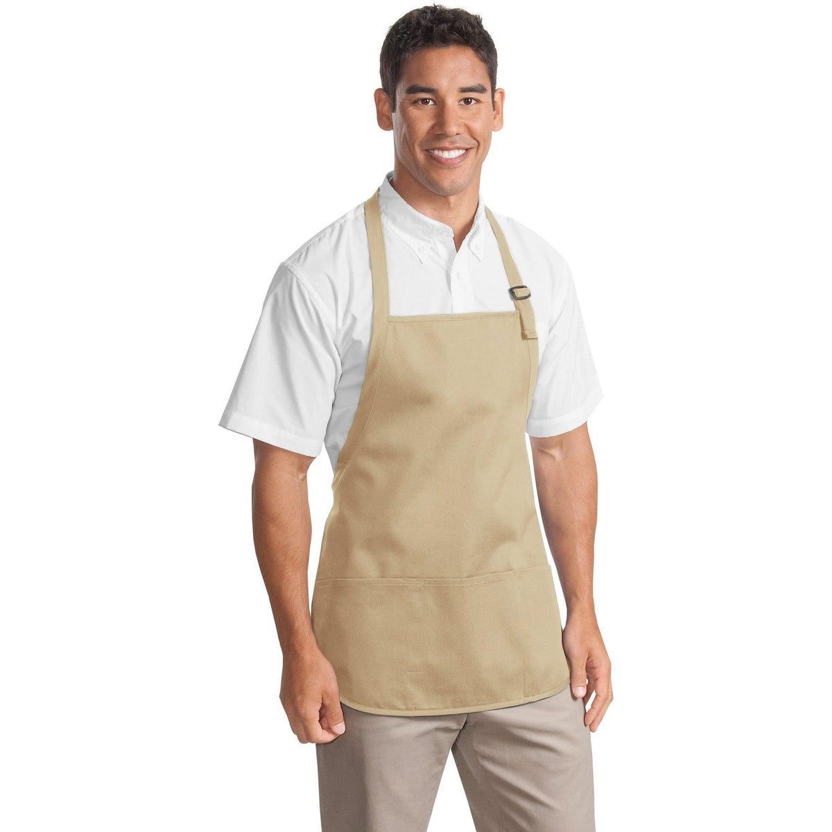 no-logo Port Authority Mid-Length Apron with Teflon Coating-Regular-Port Authority-Thread Logic