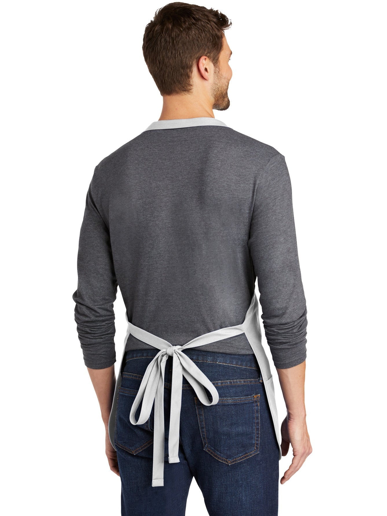 no-logo Port Authority Mid-Length Apron with Teflon Coating-Regular-Port Authority-Thread Logic