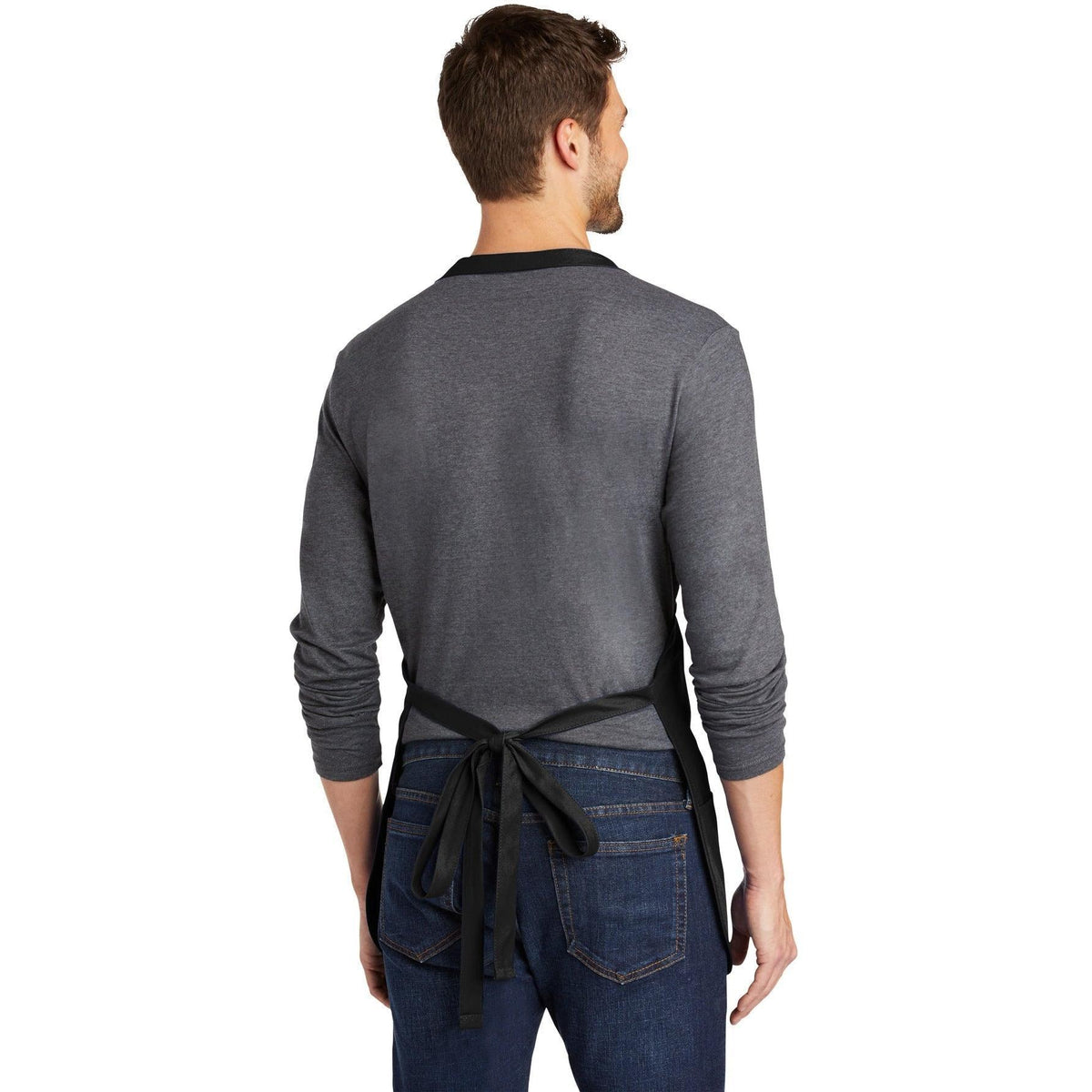 no-logo Port Authority Mid-Length Apron with Teflon Coating-Regular-Port Authority-Thread Logic