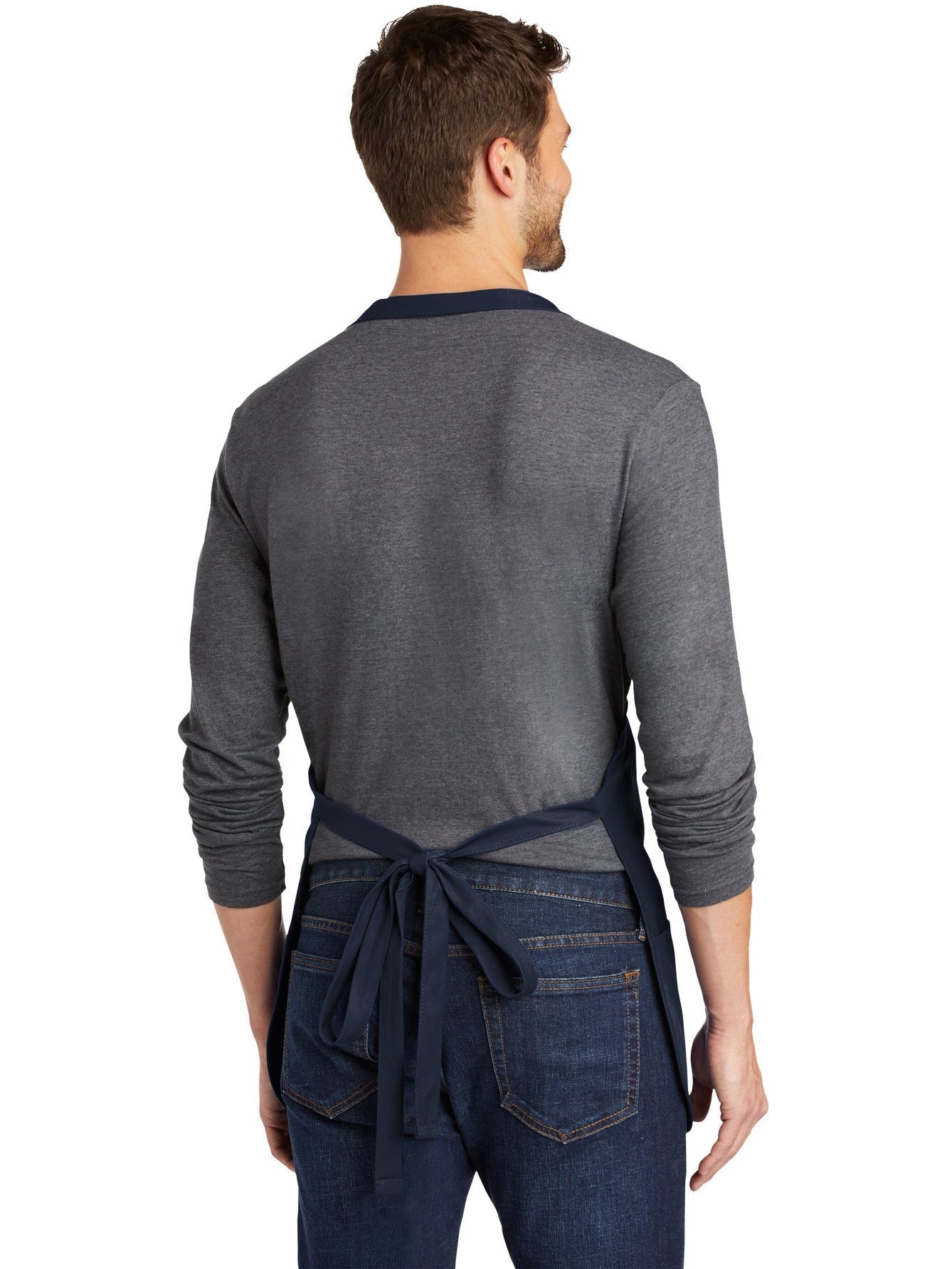 no-logo Port Authority Mid-Length Apron with Teflon Coating-Regular-Port Authority-Thread Logic