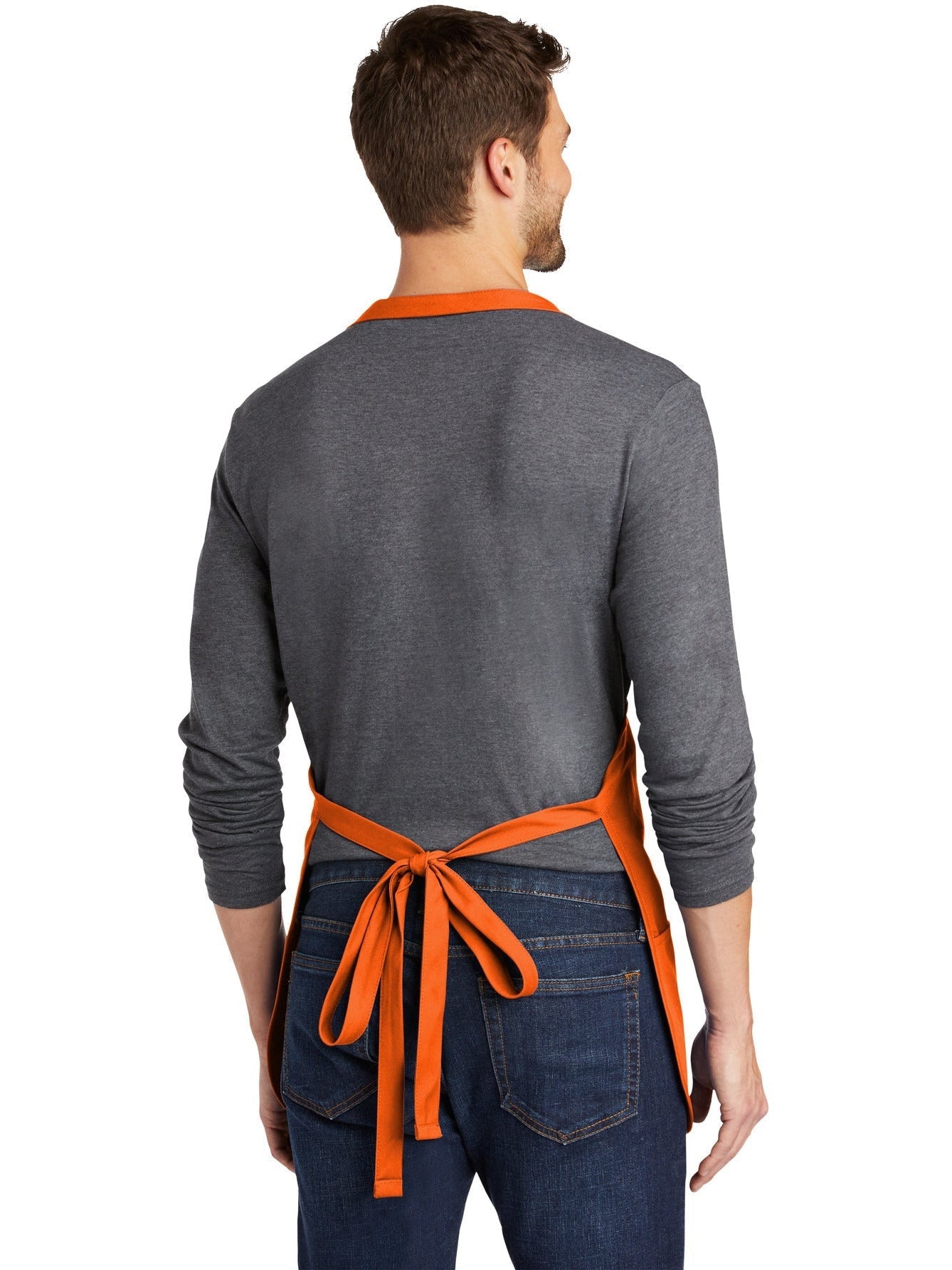 no-logo Port Authority Mid-Length Apron with Teflon Coating-Regular-Port Authority-Thread Logic