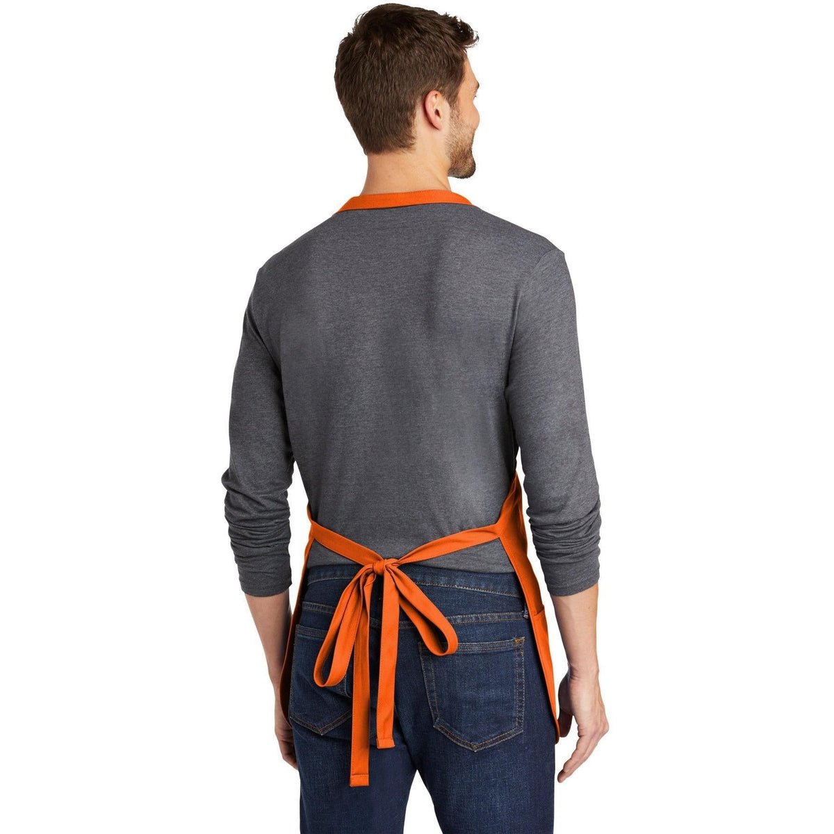 no-logo Port Authority Mid-Length Apron with Teflon Coating-Regular-Port Authority-Thread Logic