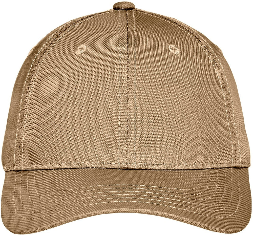 Port Authority Nylon Twill Performance Cap-Regular-Port Authority-Khaki-OSFA-Thread Logic