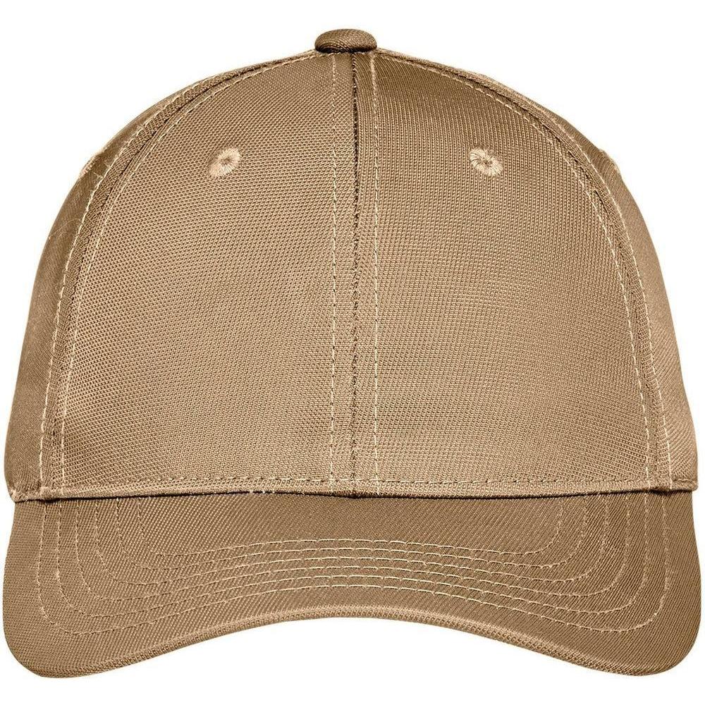 no-logo Port Authority Nylon Twill Performance Cap-Regular-Port Authority-Khaki-OSFA-Thread Logic