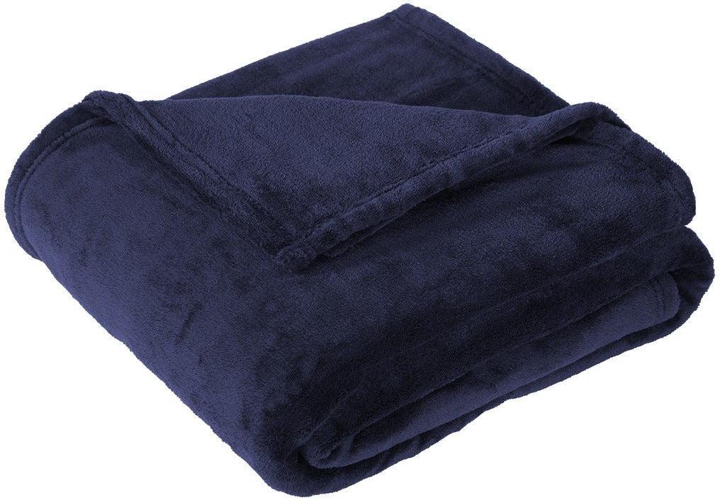 no-logo Port Authority Oversized Ultra Plush Blanket-Regular-Port Authority-Deep Navy-1 Size-Thread Logic