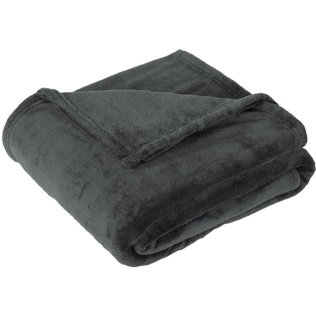no-logo Port Authority Oversized Ultra Plush Blanket-Regular-Port Authority-Graphite-1 Size-Thread Logic
