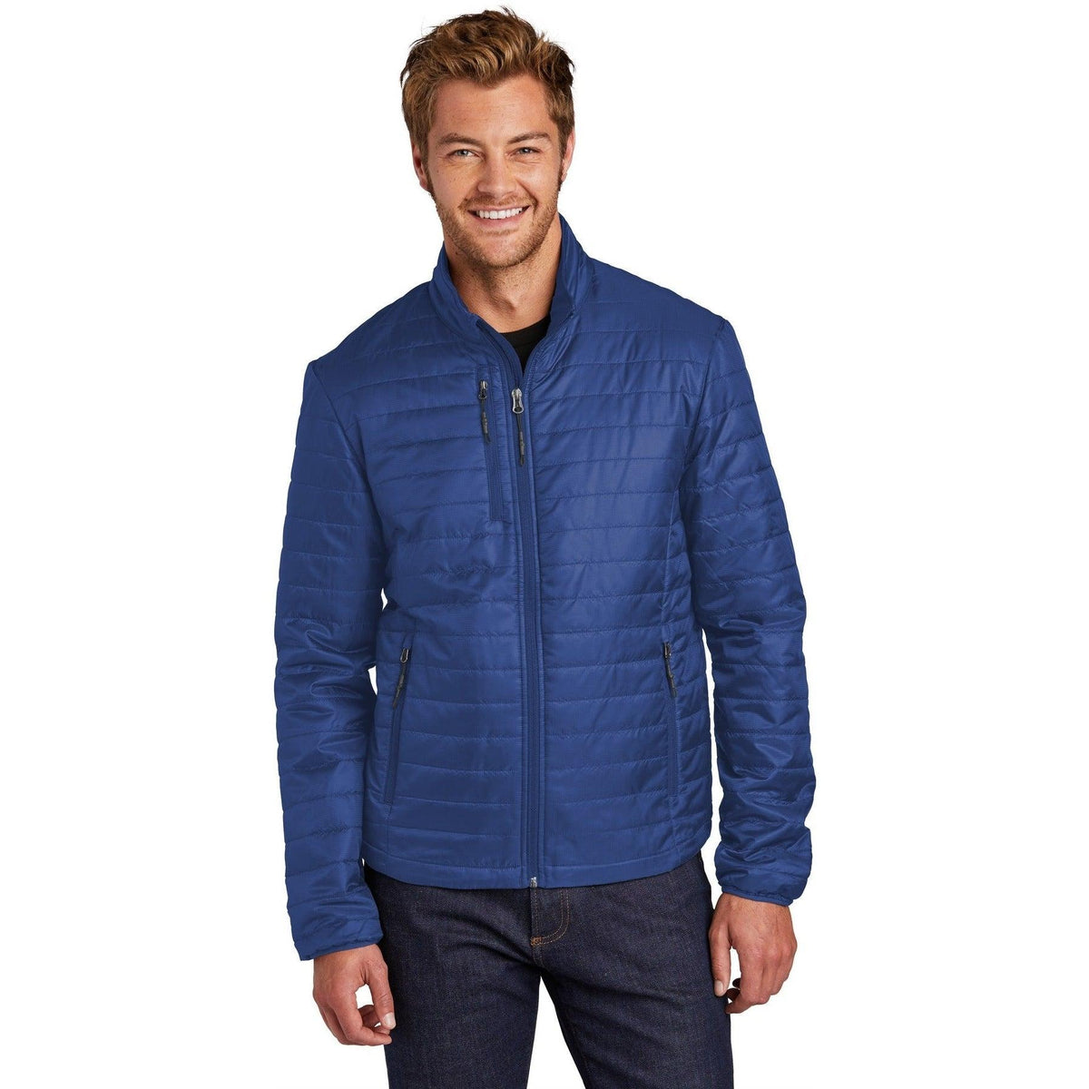 no-logo Port Authority Packable Puffy Jacket-Regular-Port Authority-Thread Logic