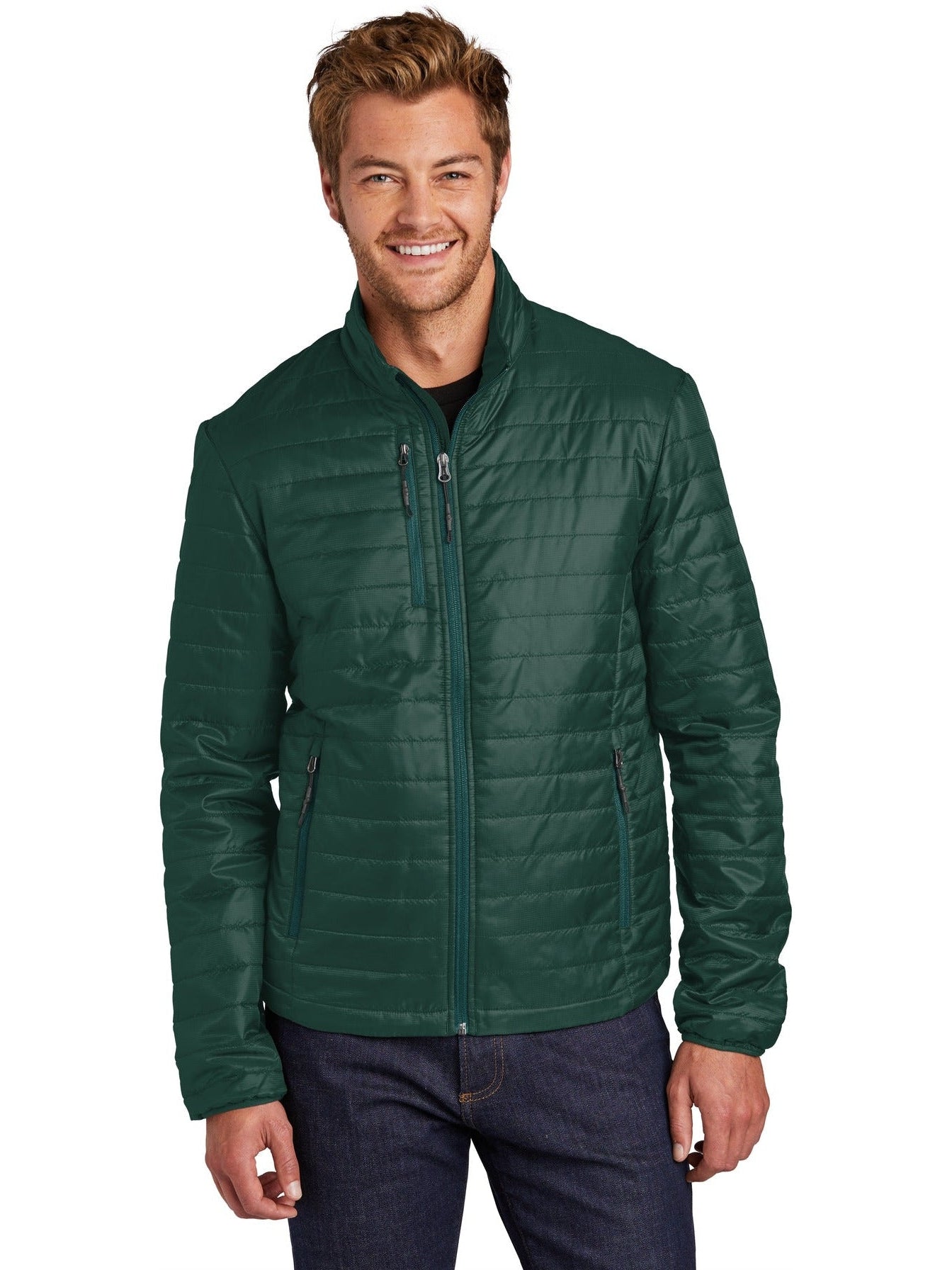 no-logo Port Authority Packable Puffy Jacket-Regular-Port Authority-Thread Logic