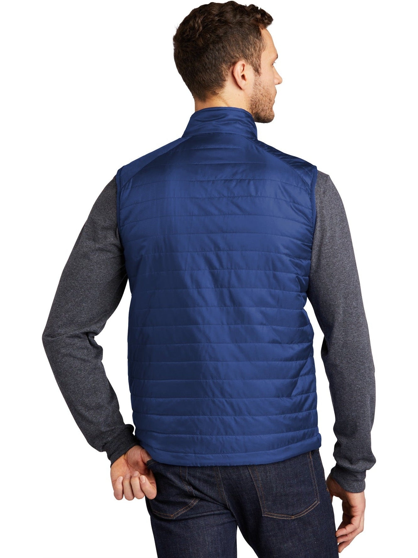 no-logo Port Authority Packable Puffy Vest-Regular-Port Authority-Thread Logic