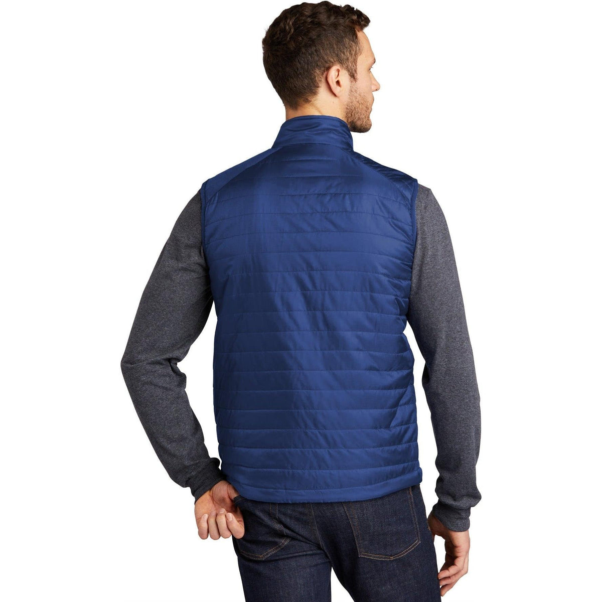 no-logo Port Authority Packable Puffy Vest-Regular-Port Authority-Thread Logic