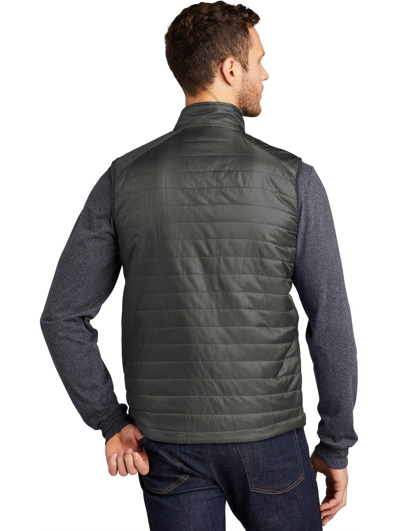 no-logo Port Authority Packable Puffy Vest-Regular-Port Authority-Thread Logic