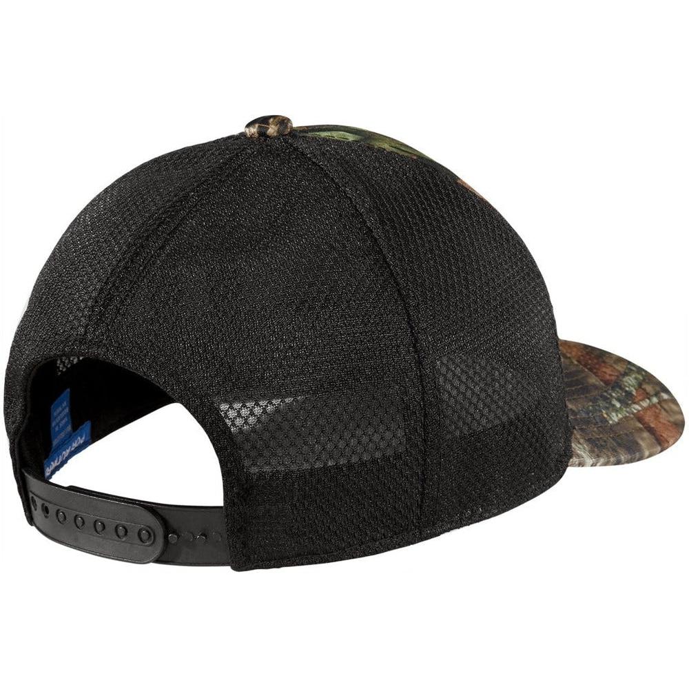 no-logo Port Authority Performance Camouflage Mesh Back Snapback Cap-Headwear-Port Authority-Thread Logic