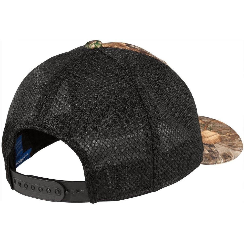 no-logo Port Authority Performance Camouflage Mesh Back Snapback Cap-Headwear-Port Authority-Thread Logic