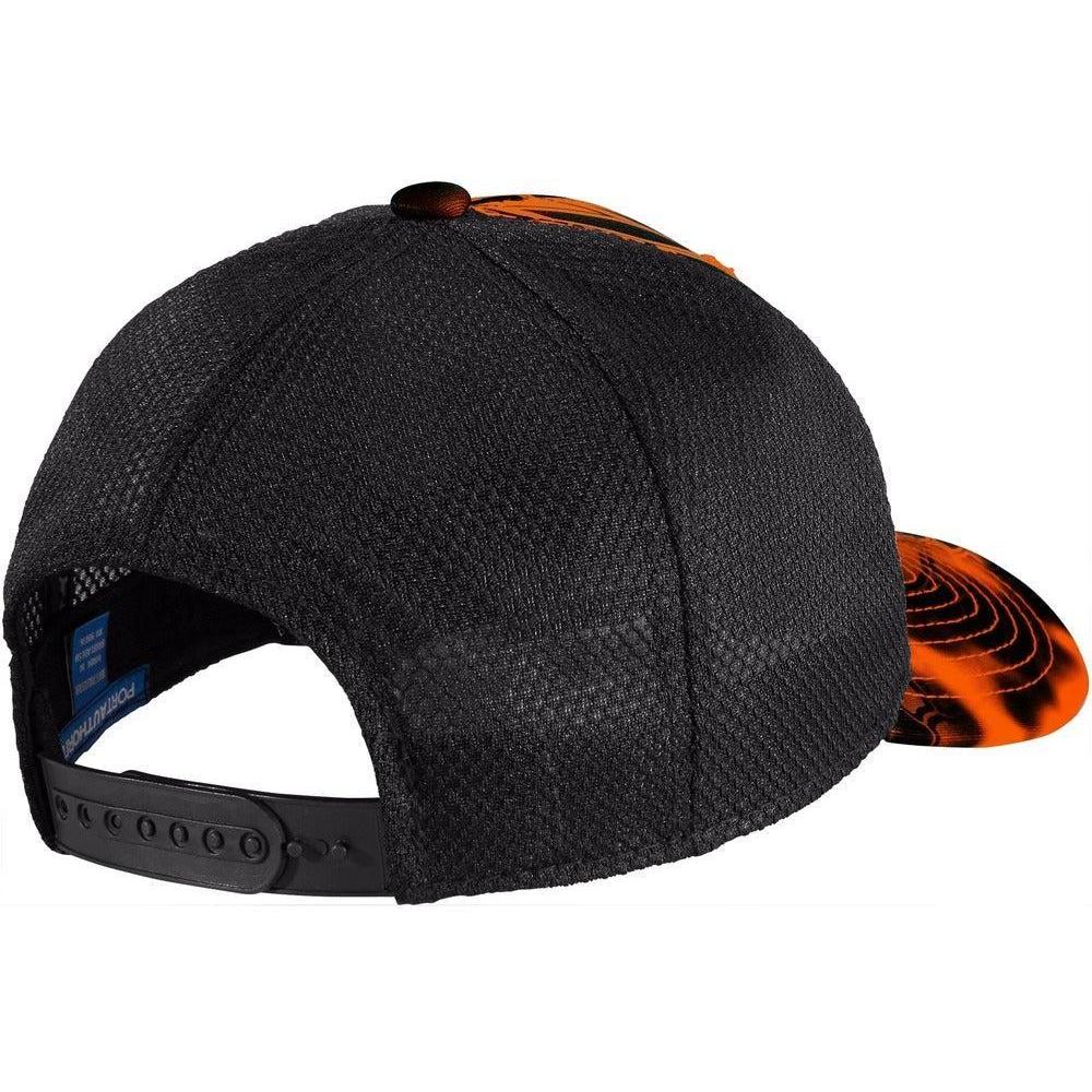 no-logo Port Authority Performance Camouflage Mesh Back Snapback Cap-Headwear-Port Authority-Thread Logic