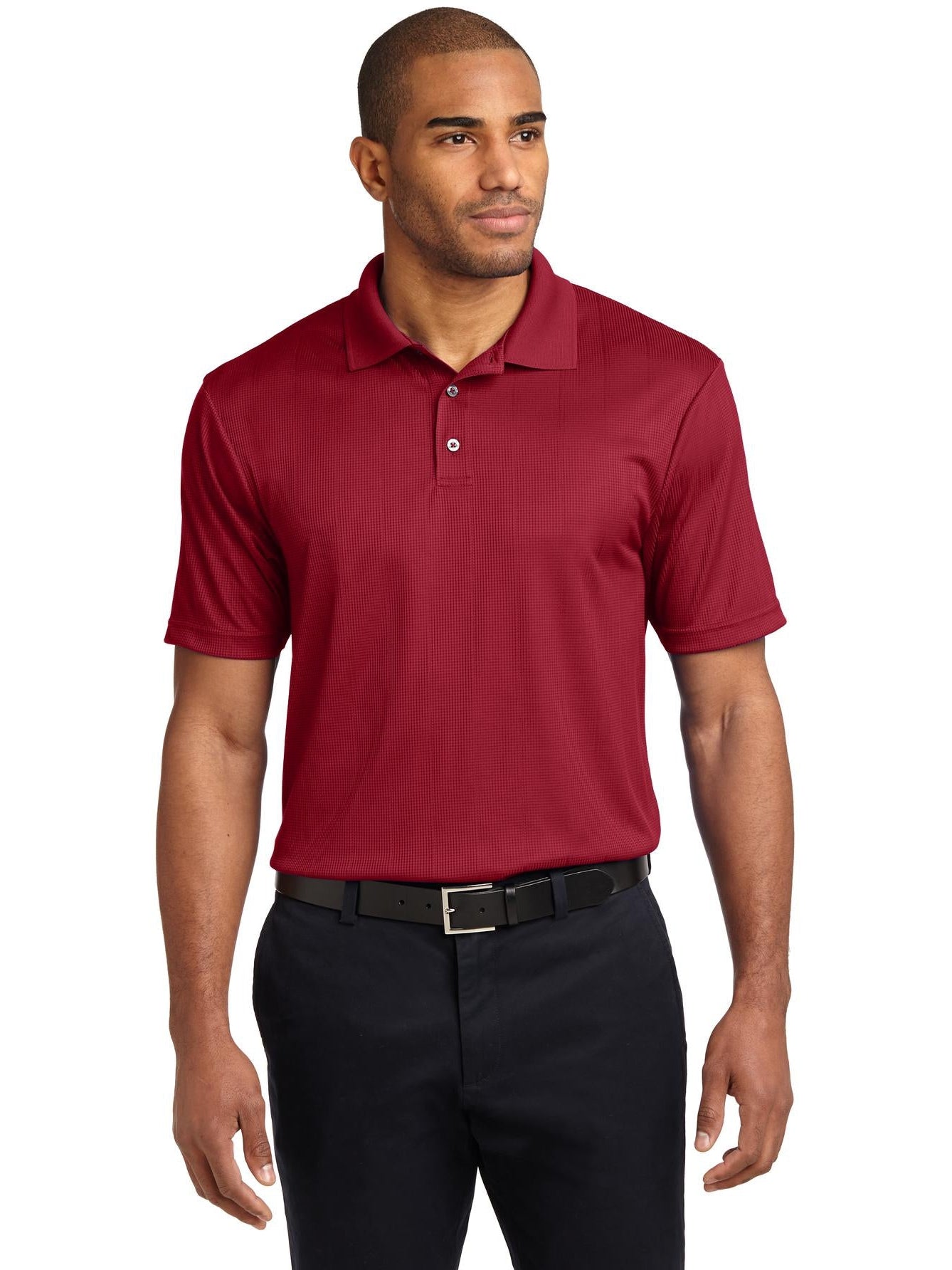 no-logo Port Authority Performance Fine Jacquard Polo-Regular-Port Authority-Thread Logic