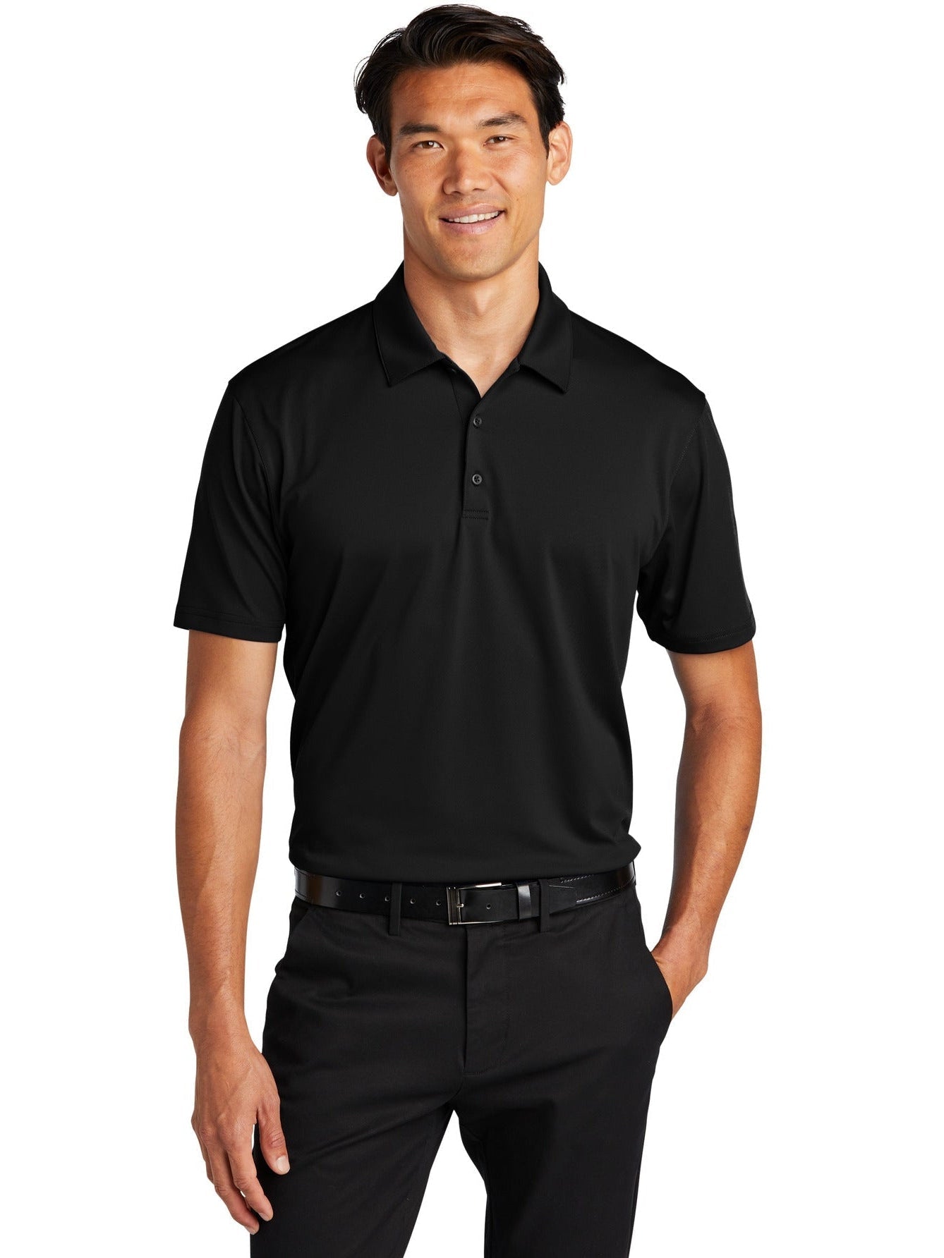 no-logo Port Authority Performance Staff Polo-Regular-Port Authority-Thread Logic