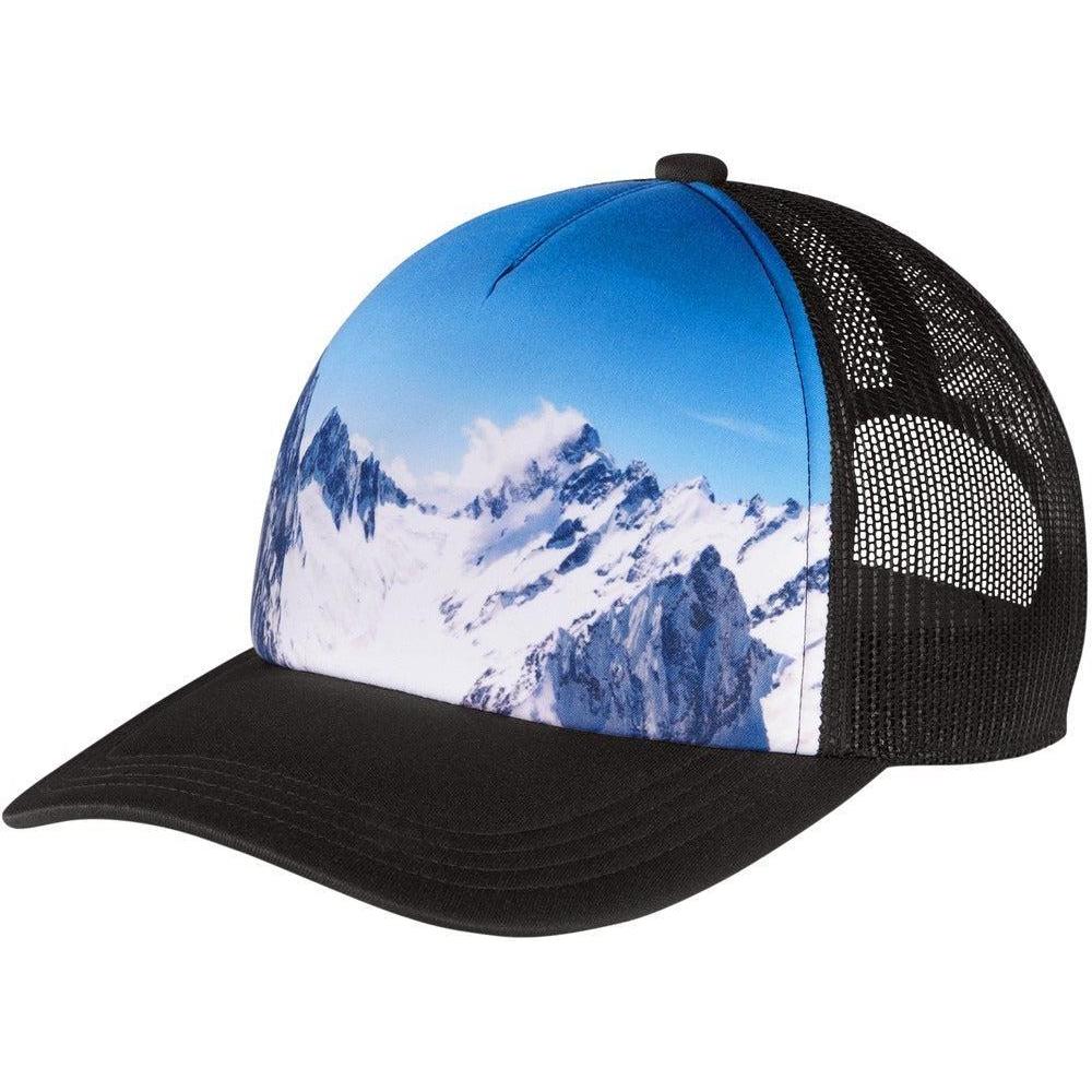 no-logo Port Authority Photo Real Snapback Trucker Cap